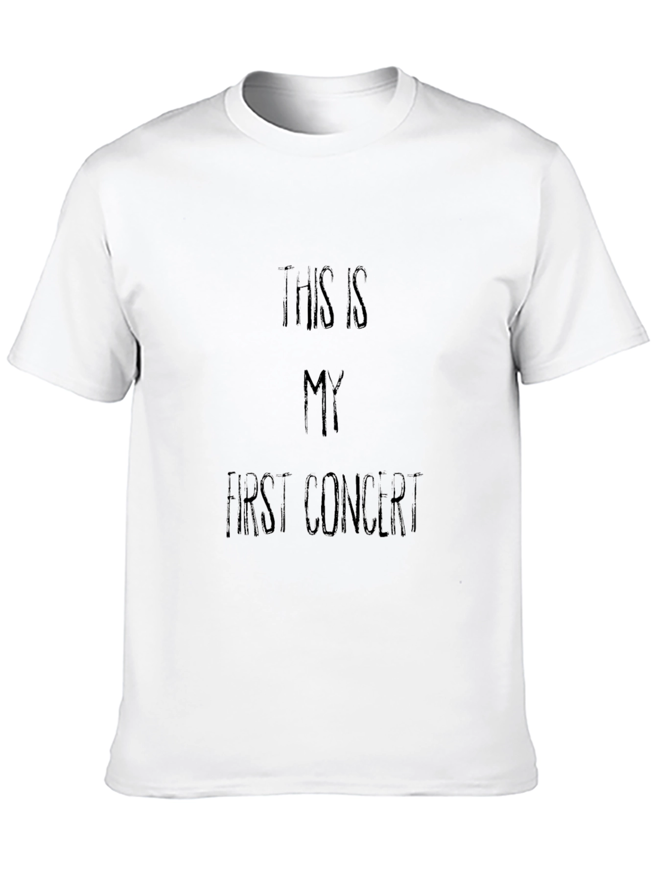 First Concert T-Shirt - Classic Black Cotton Tee