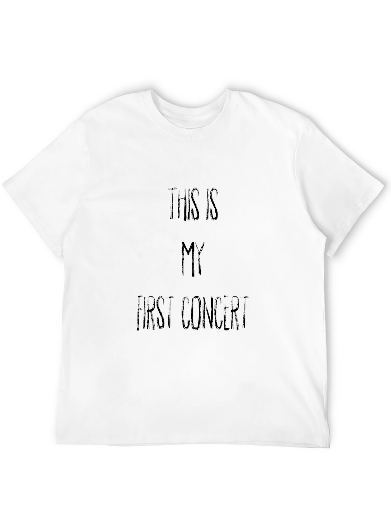 First Concert T-Shirt - Classic Black Cotton Tee