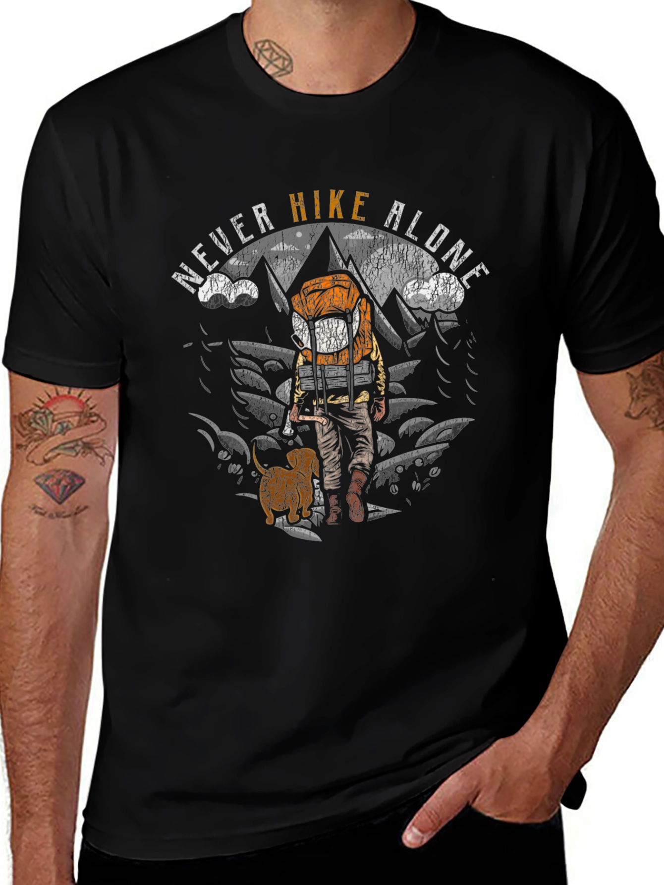 Never Hike Alone Graphic T-Shirt