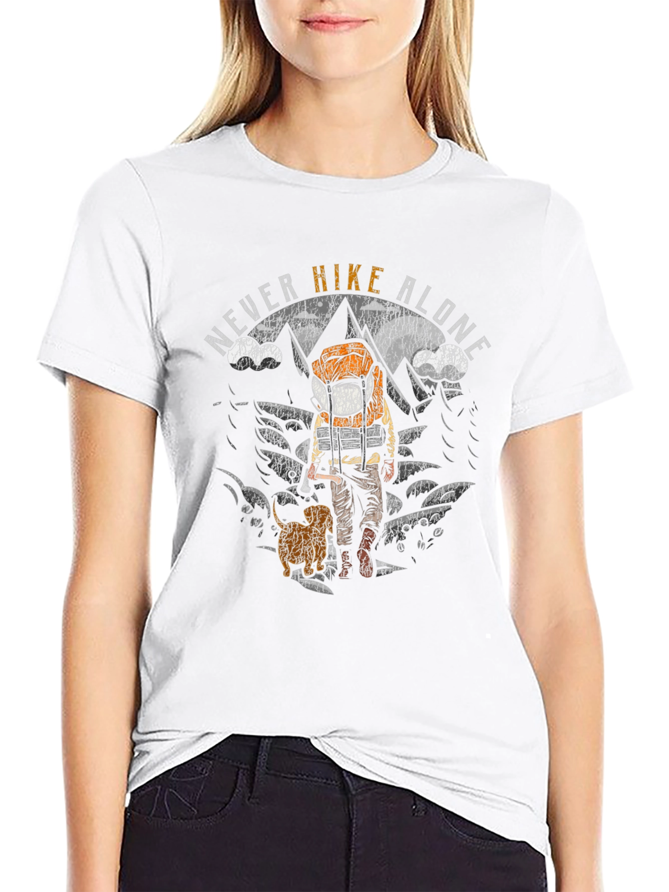 Never Hike Alone Graphic T-Shirt