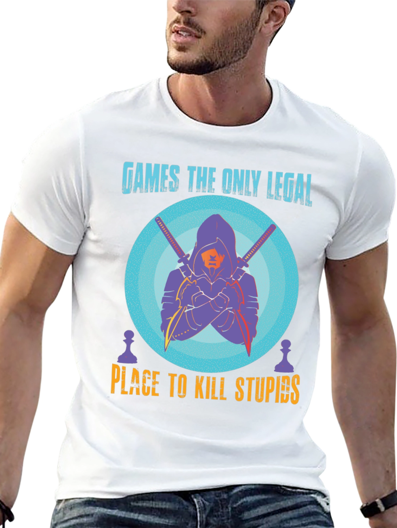 Games: The Only Legal Place T-Shirt