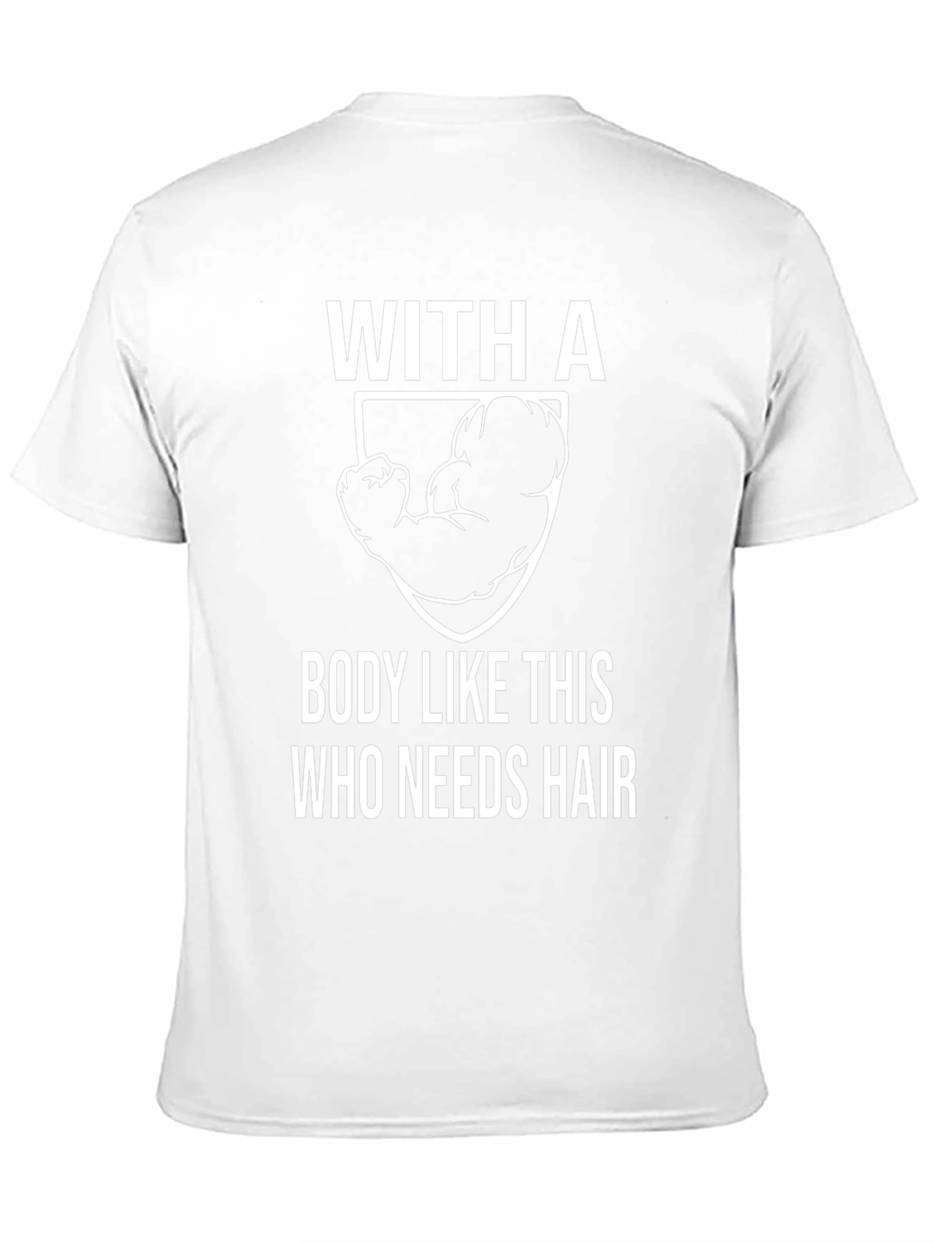 Funny Bald Guy Bodybuilding T-Shirt