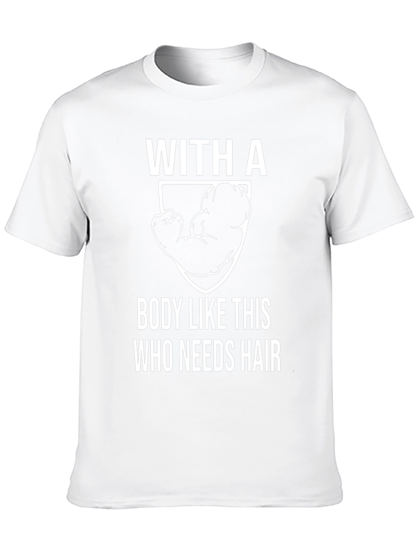 Funny Bald Guy Bodybuilding T-Shirt