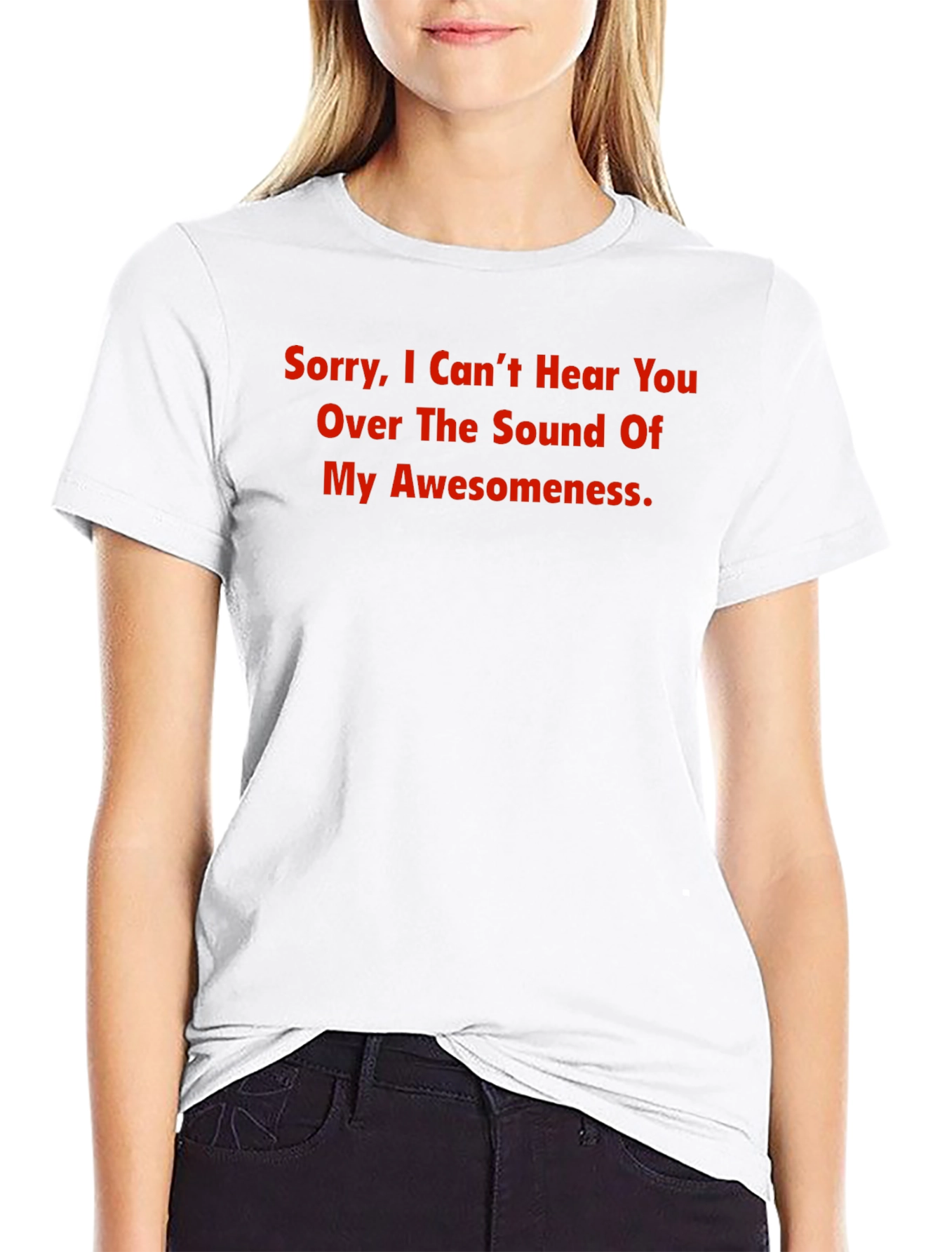 Funny Awesome Statement Black T-Shirt