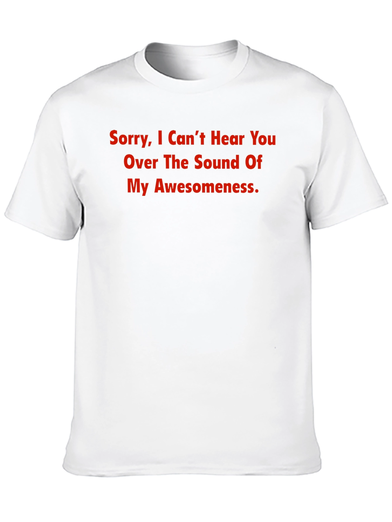 Funny Awesome Statement Black T-Shirt