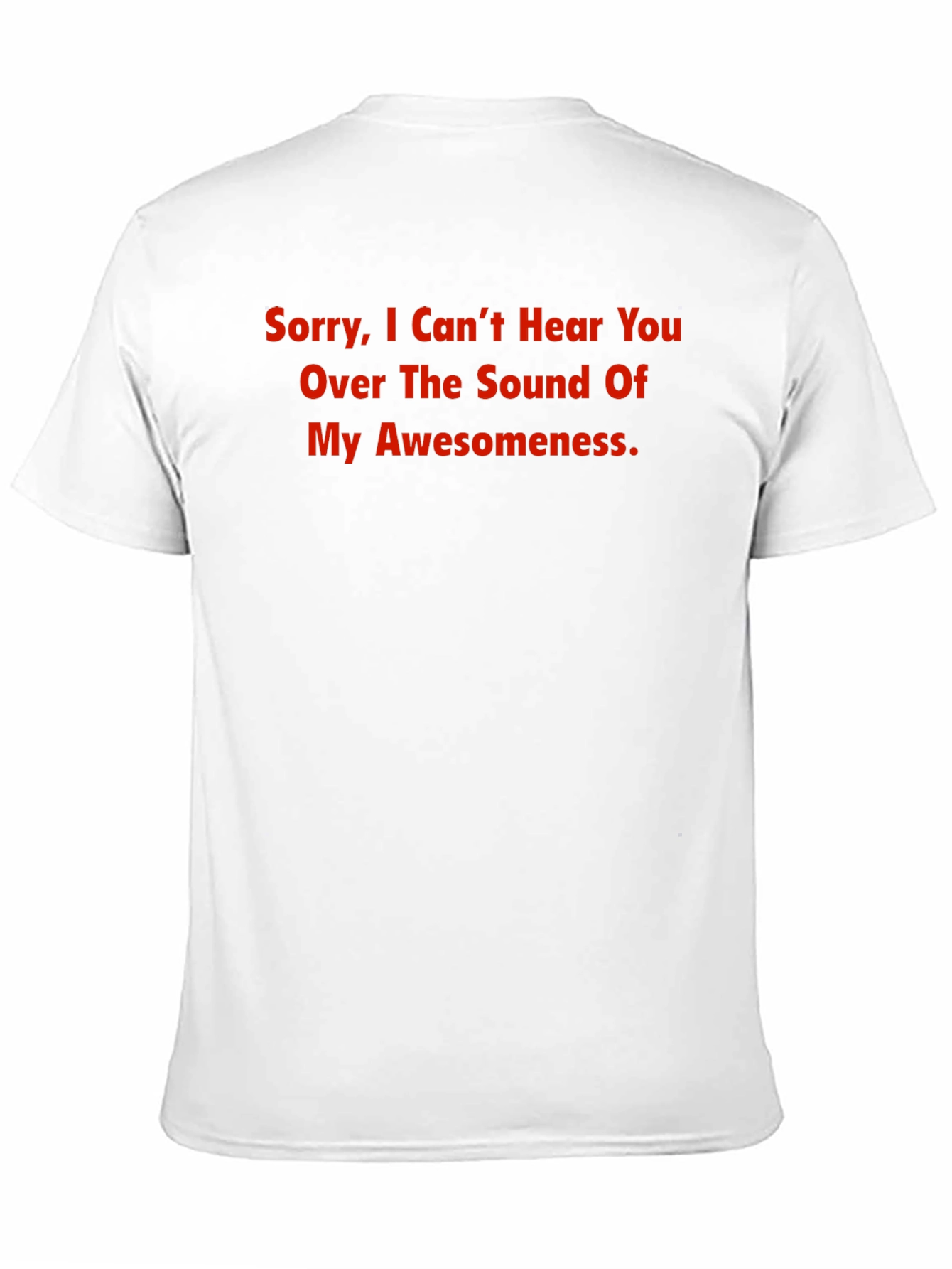 Funny Awesome Statement Black T-Shirt