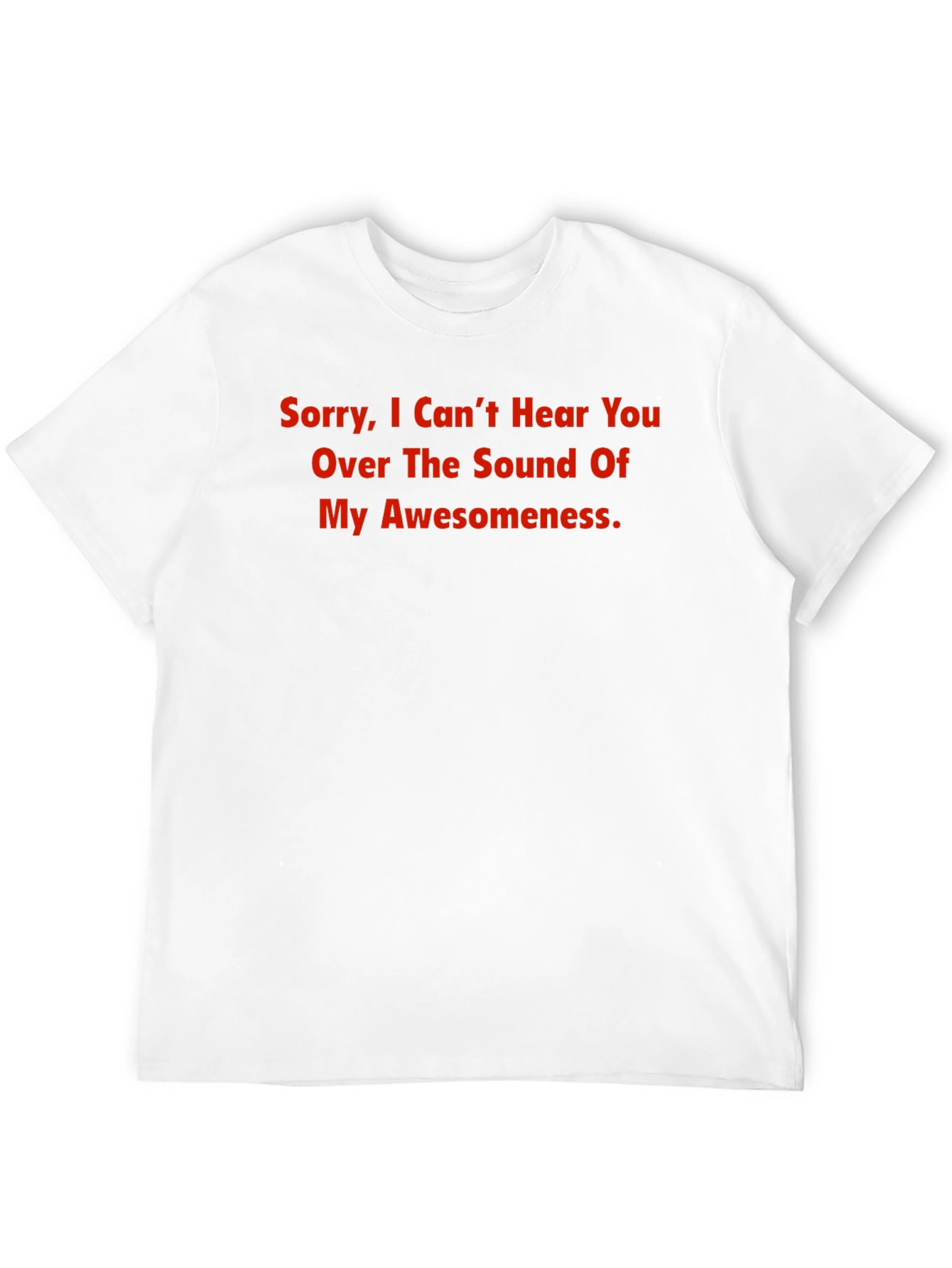 Funny Awesome Statement Black T-Shirt