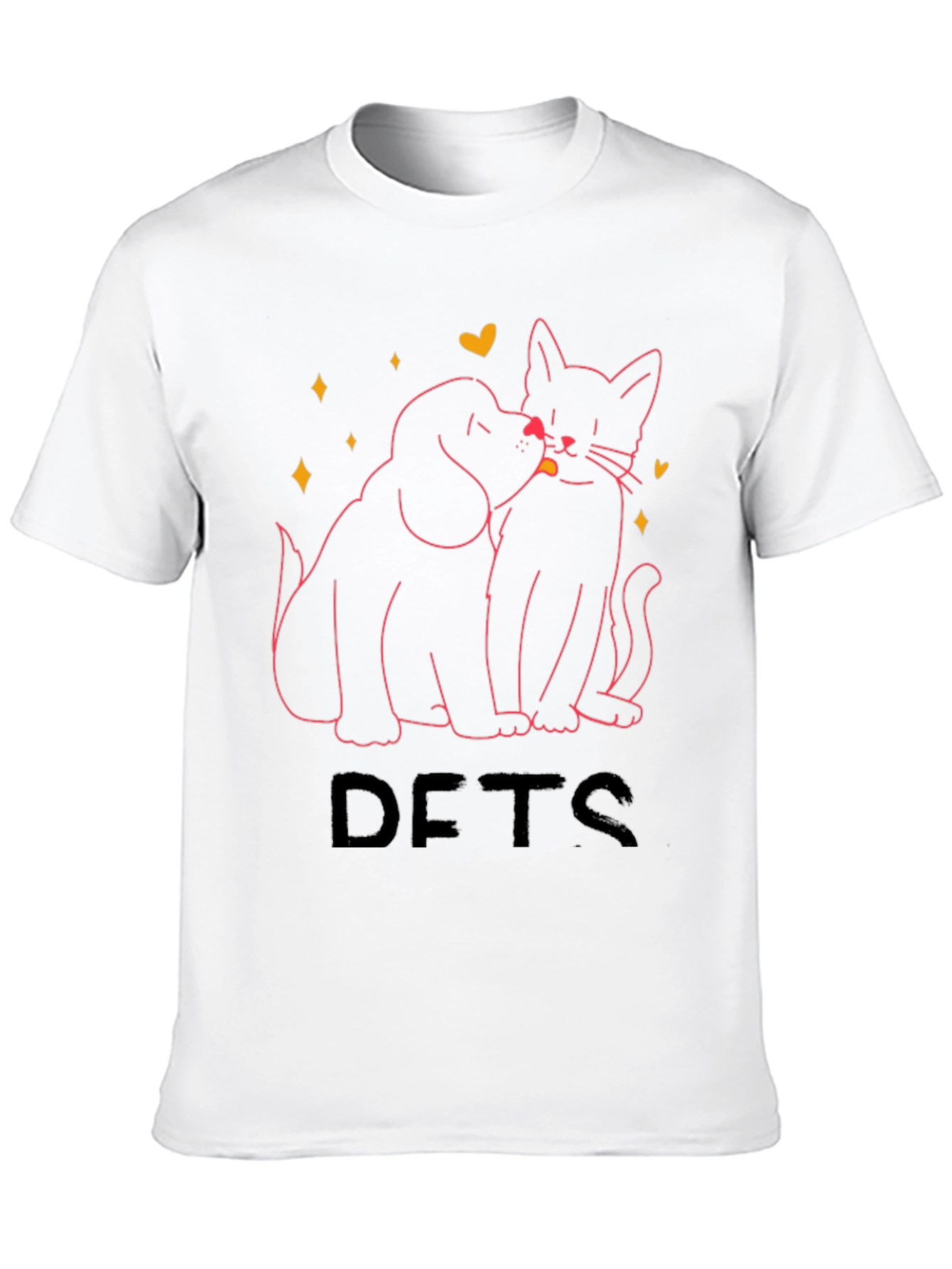 Dog & Cat Love DFTS T-Shirt – Cute Pet Lover Tee