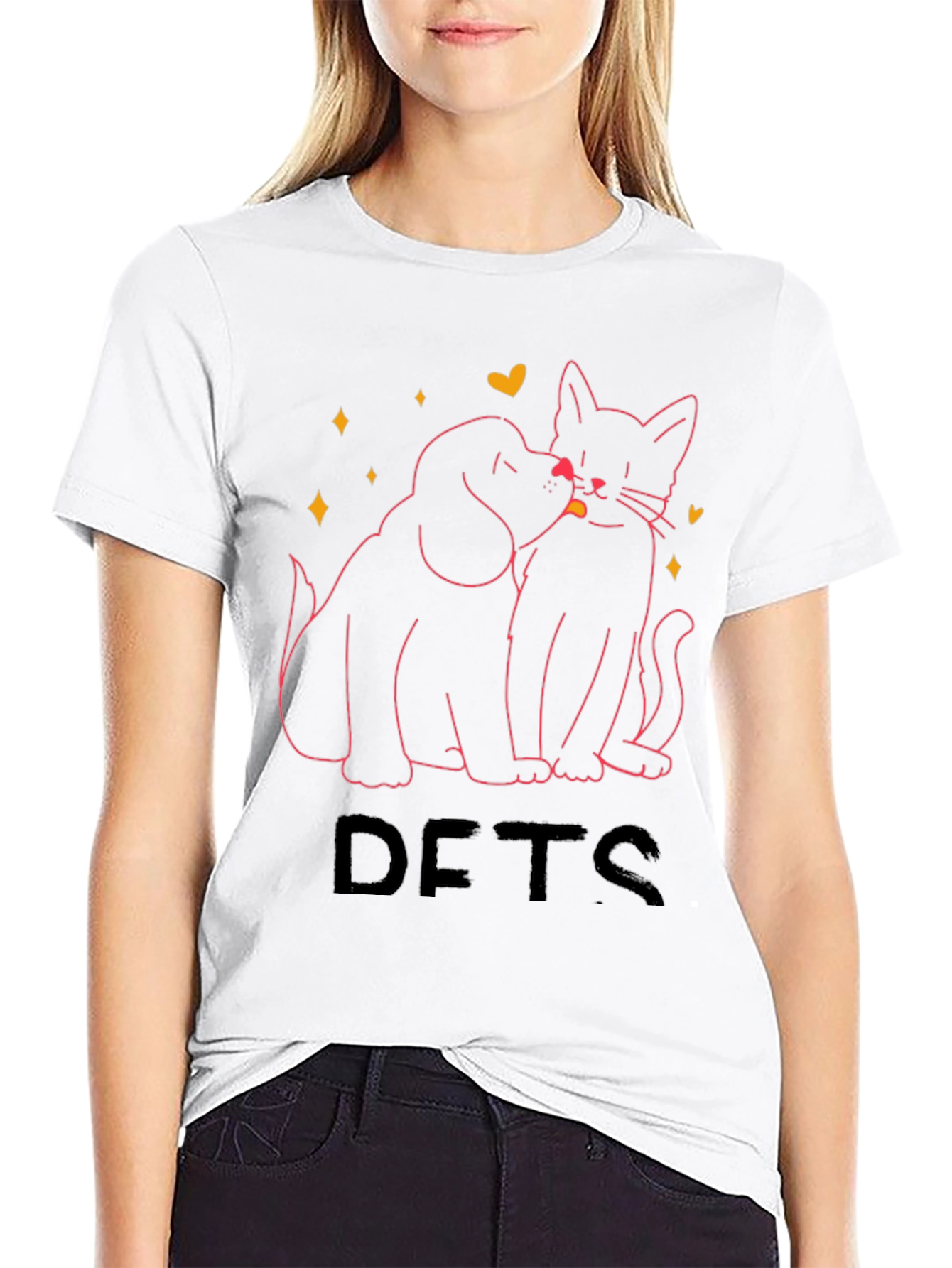 Dog & Cat Love DFTS T-Shirt – Cute Pet Lover Tee