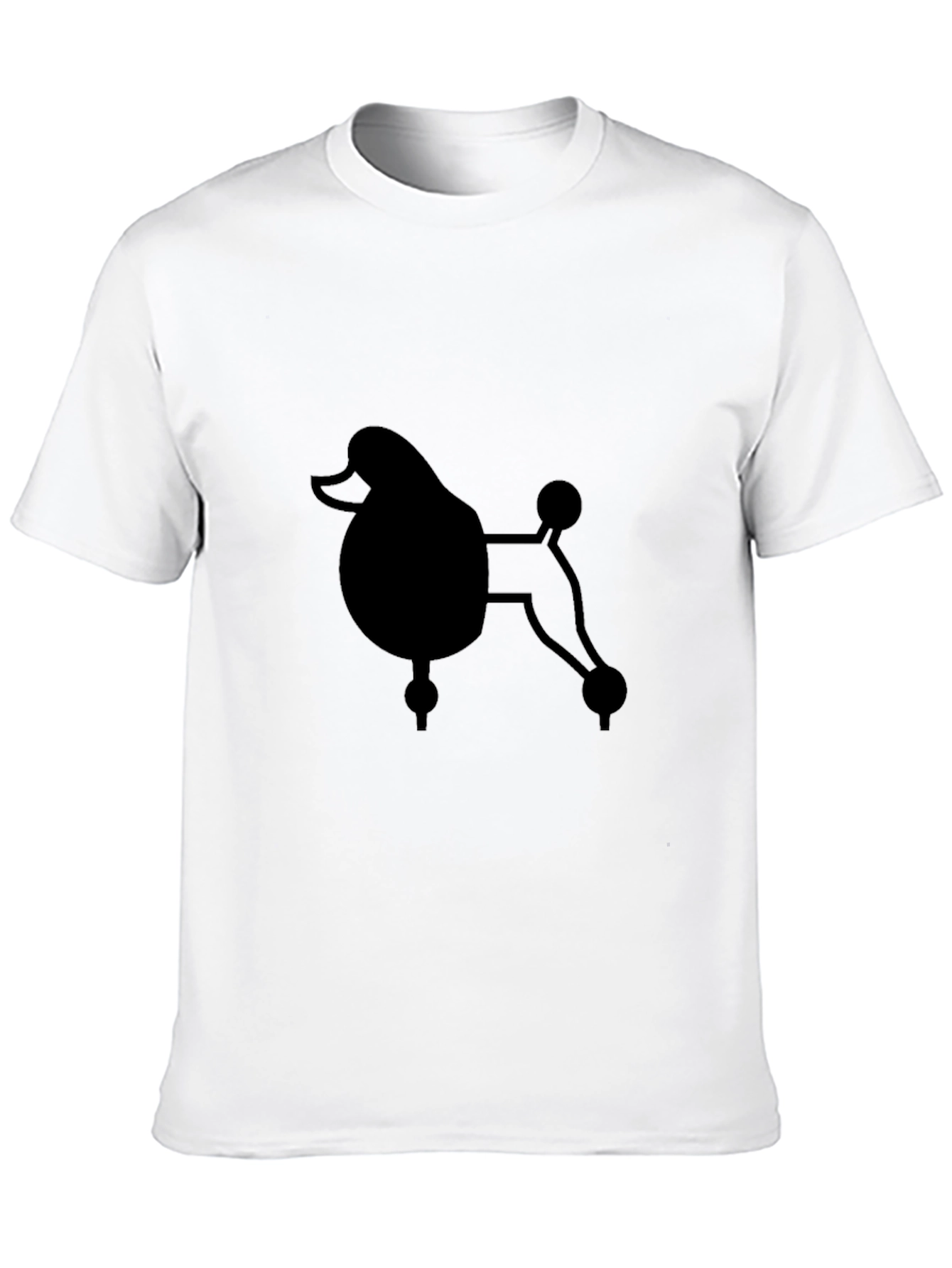 Poodle Graphic T-Shirt – Minimalist Dog Lover Tee