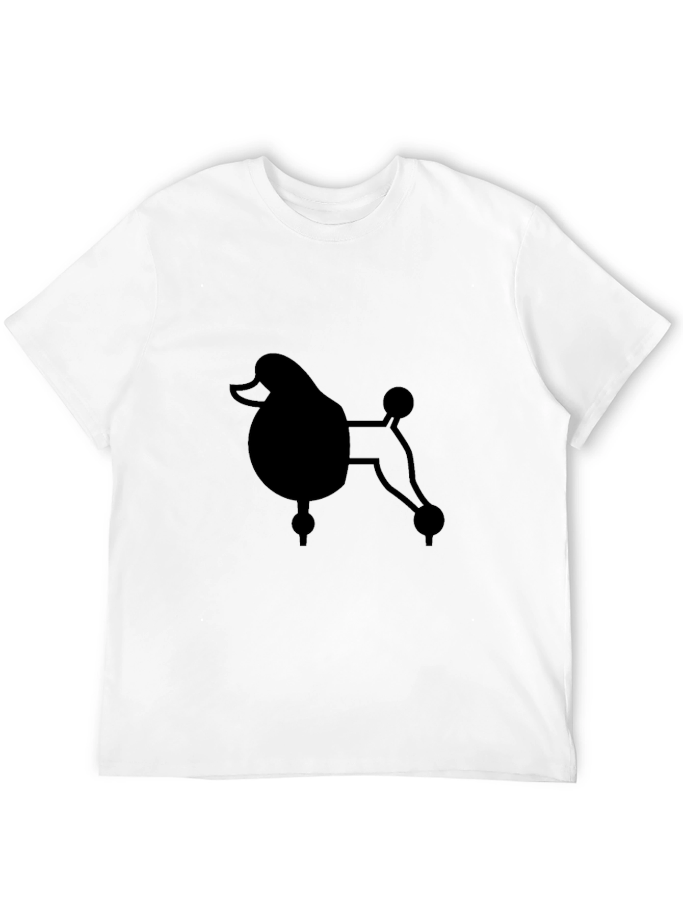 Poodle Graphic T-Shirt – Minimalist Dog Lover Tee