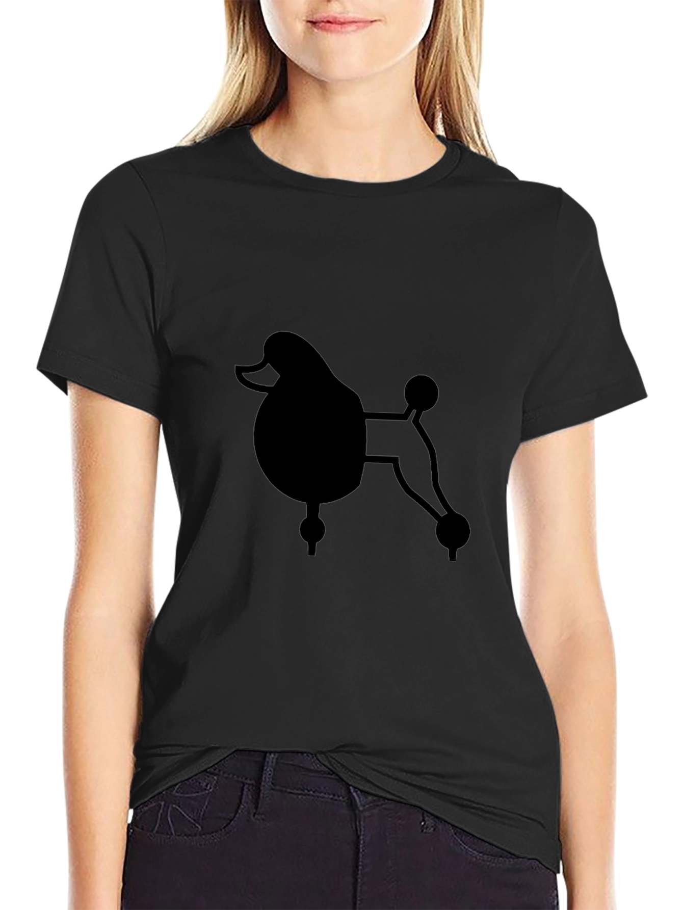 Poodle Graphic T-Shirt – Minimalist Dog Lover Tee