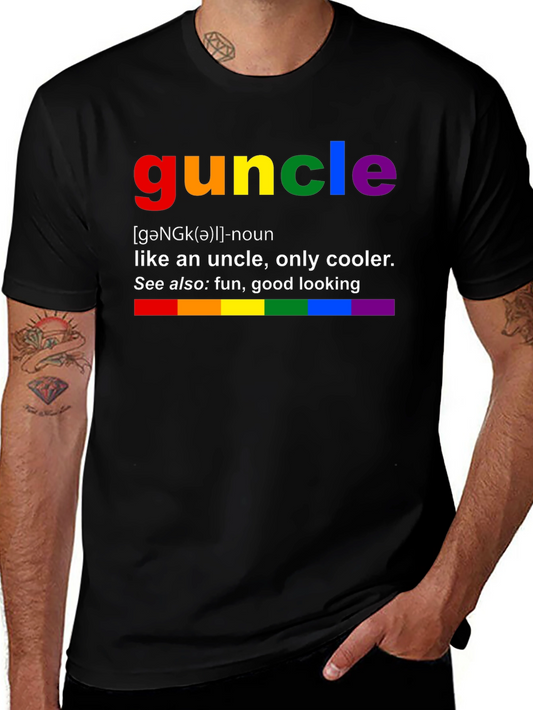 Guncle Rainbow Definition T-Shirt