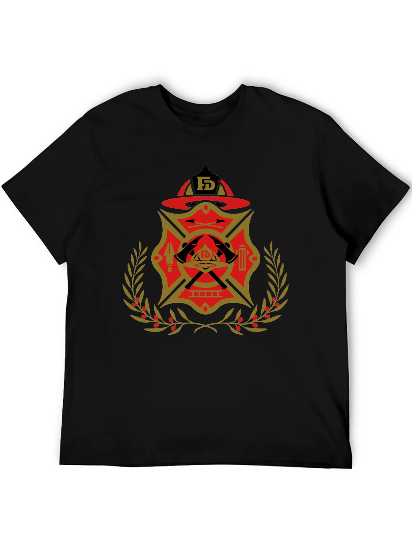 Firefighter Emblem Graphic Tee