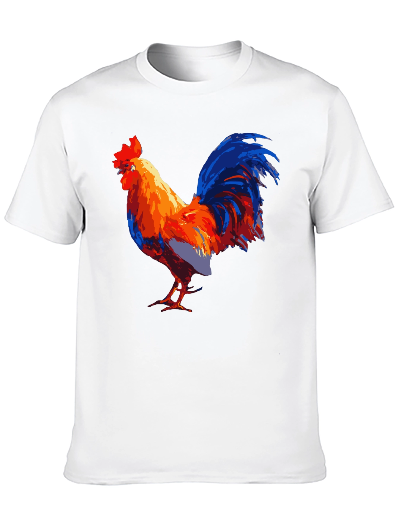Bold Rooster Graphic Tee - Mens Black T-Shirt