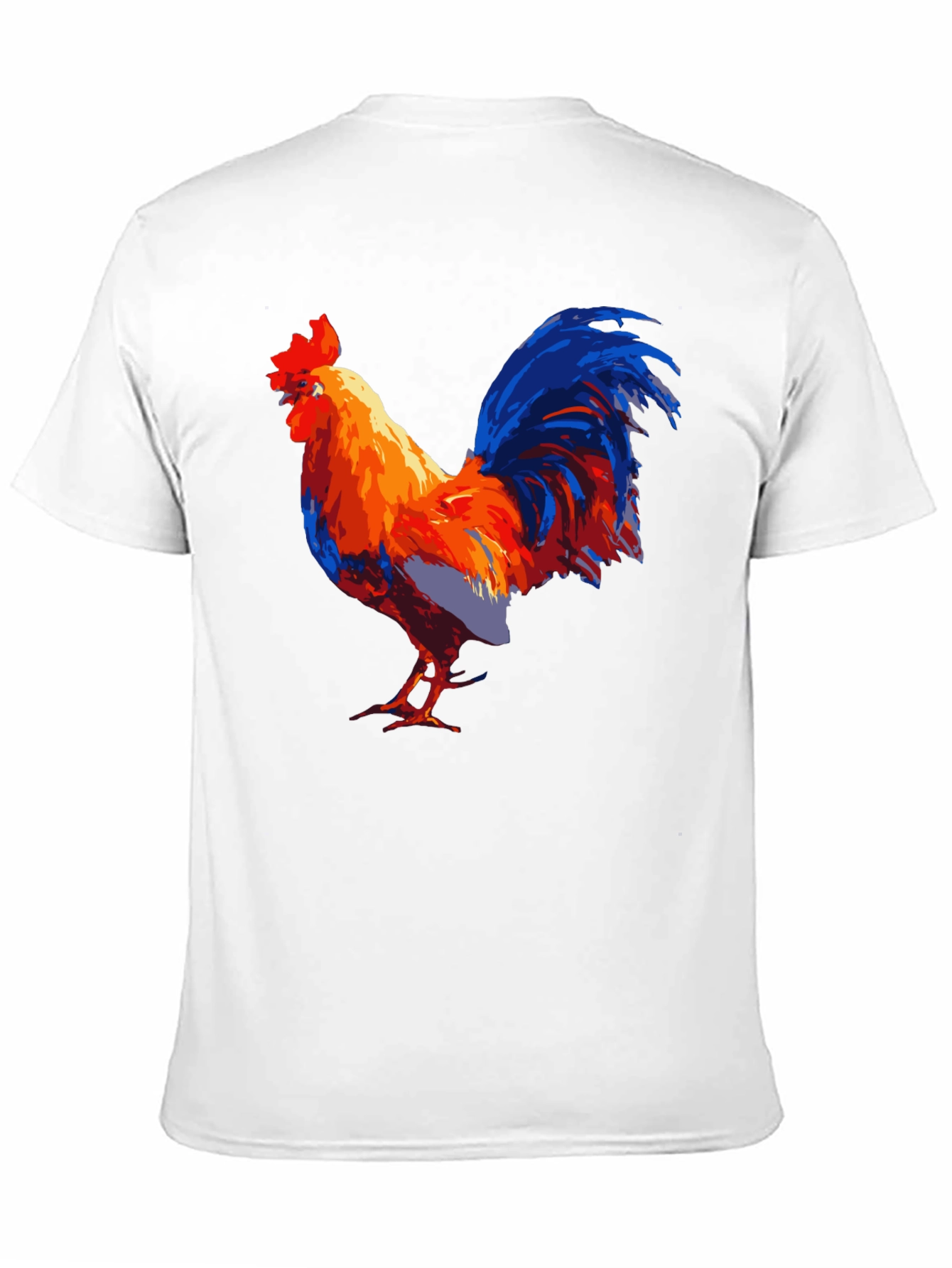 Bold Rooster Graphic Tee - Mens Black T-Shirt