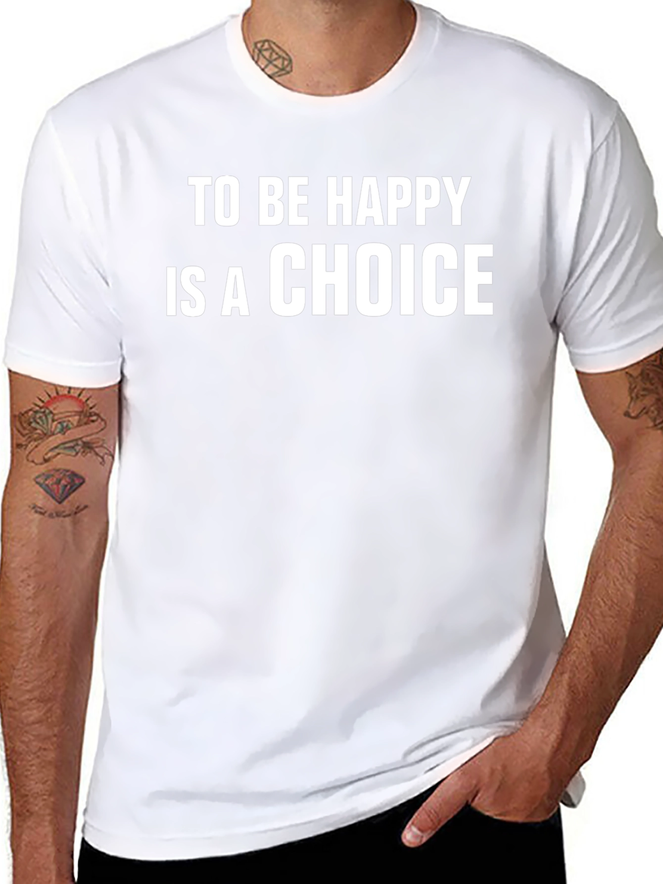 Happiness Choice Graphic T-Shirt