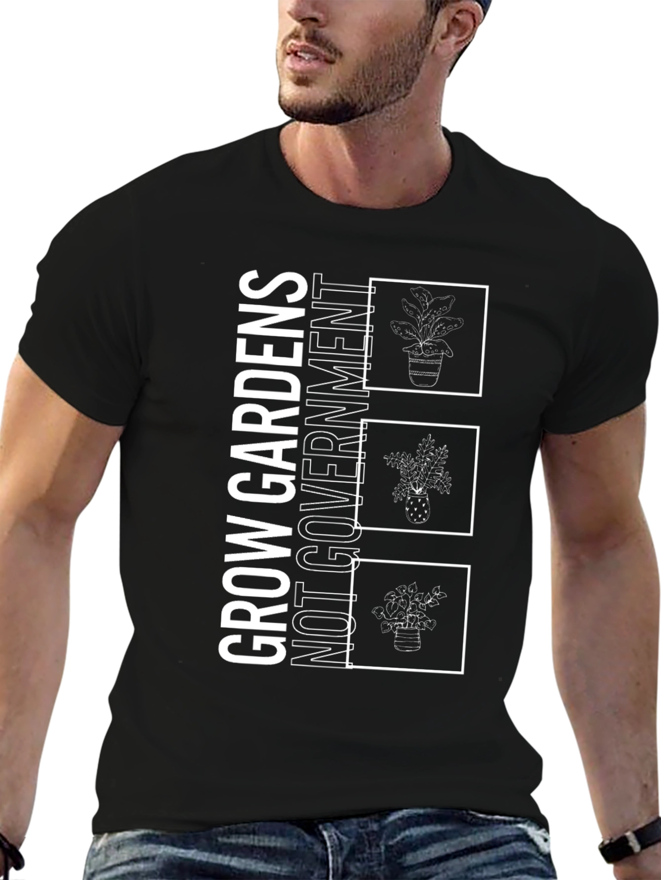 Grow Gardens Not Government T-Shirt