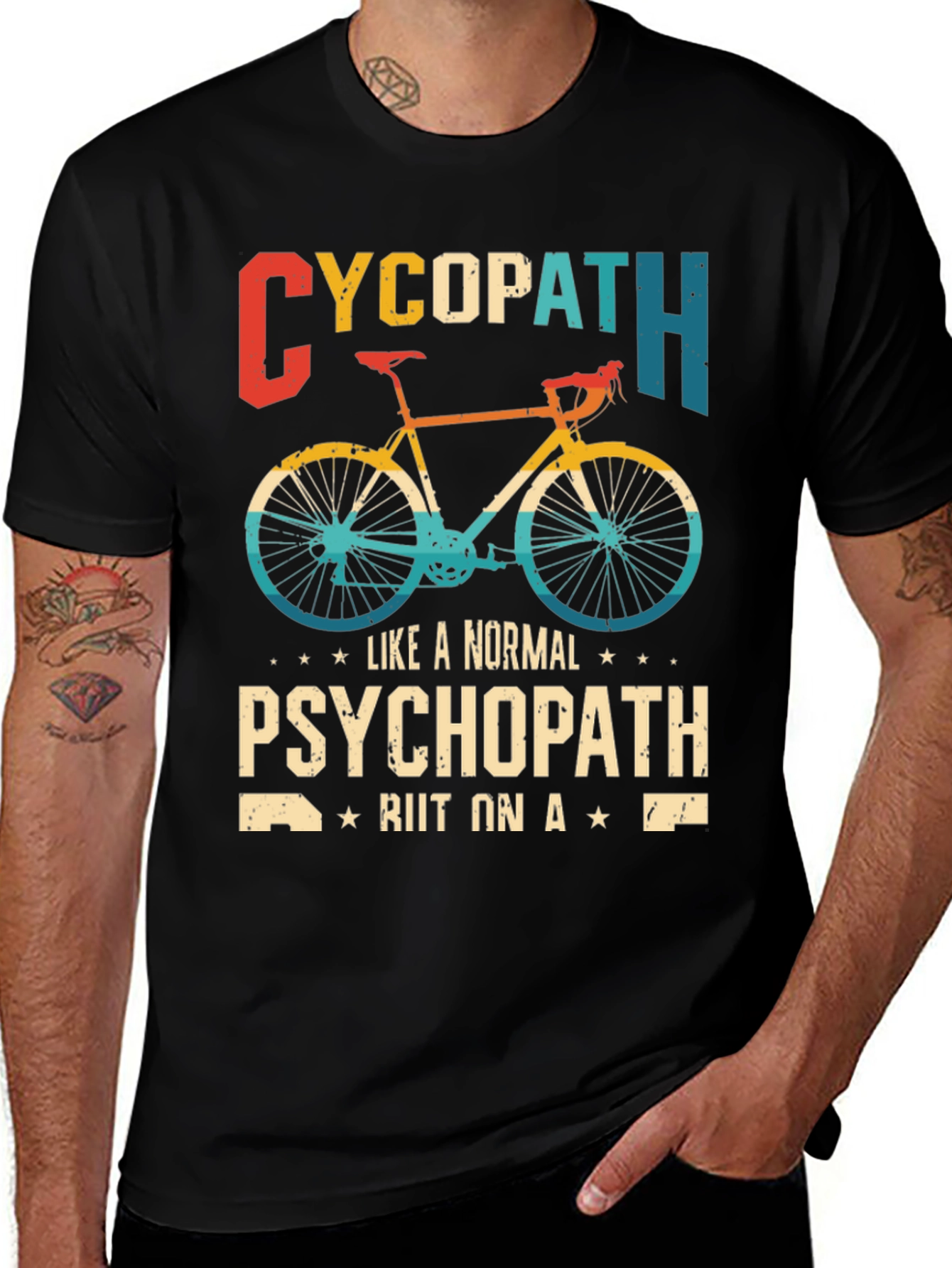 Cycopath T-Shirt - Cycling Lover Tee