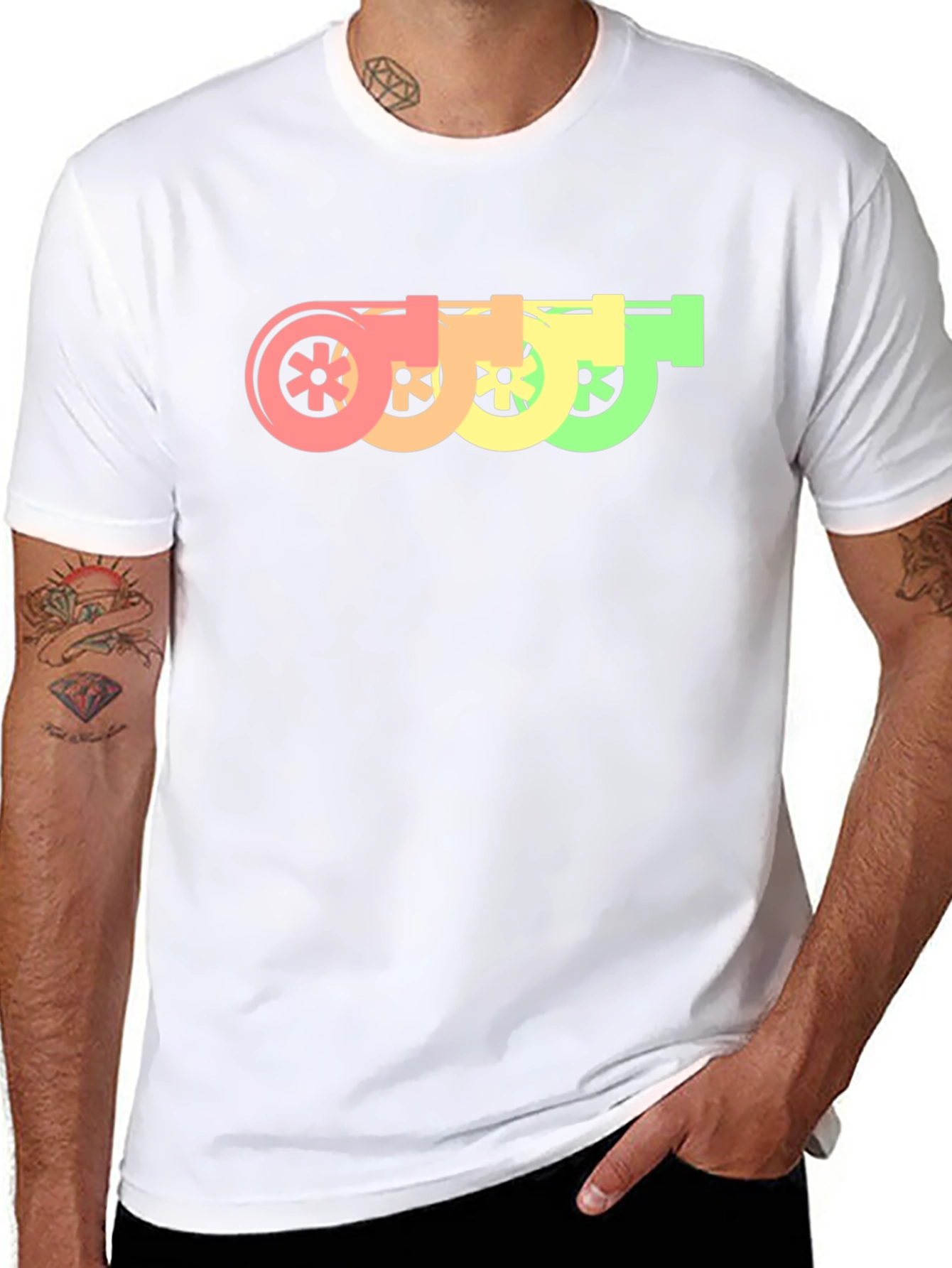 Retro Turbo Graphic Tee - Cool Car Enthusiast Shirt
