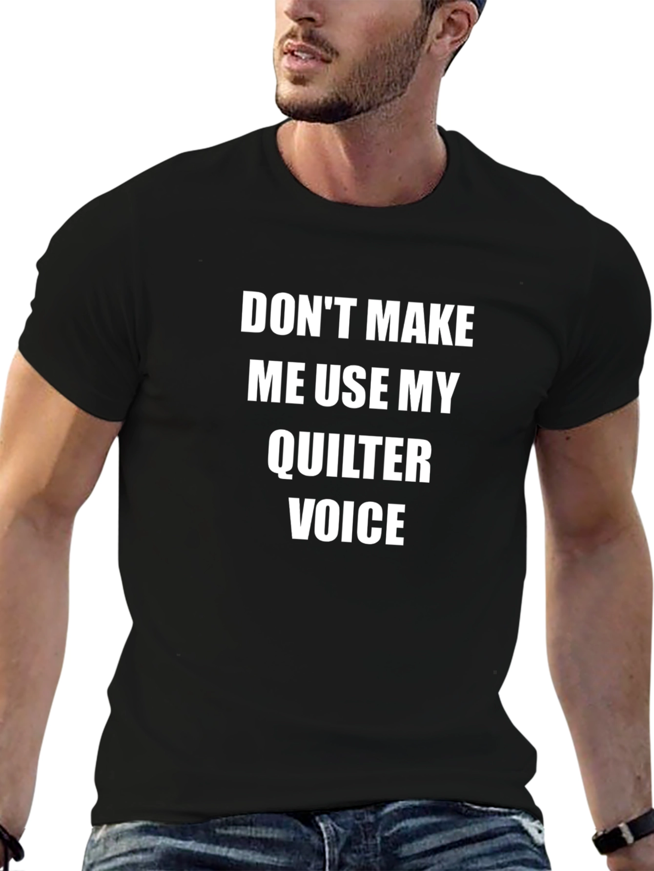 Quilter Voice Graphic T-Shirt - Funny Quilting Tee