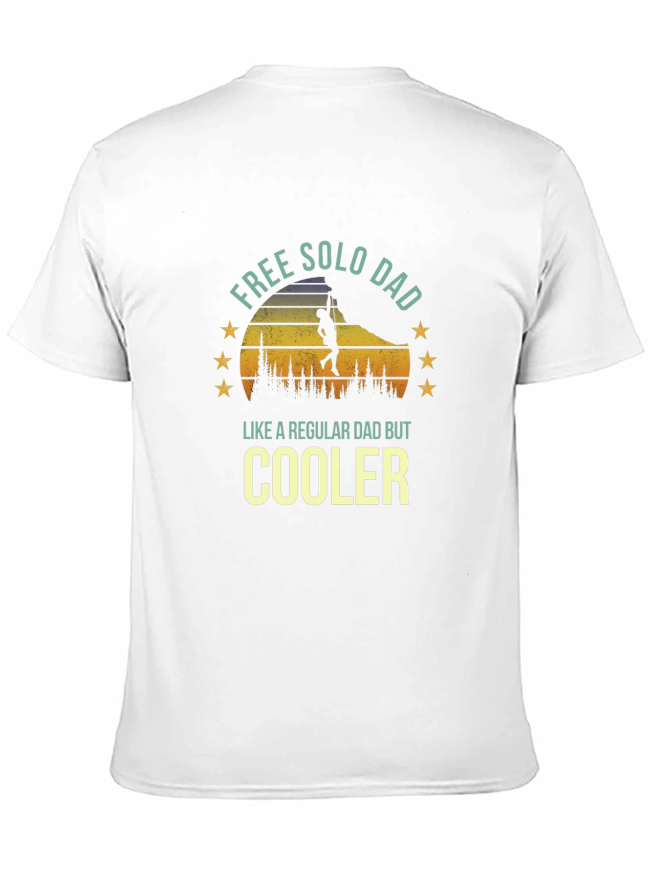 Free Solo Dad T-Shirt - Cool Fathers Day Gift