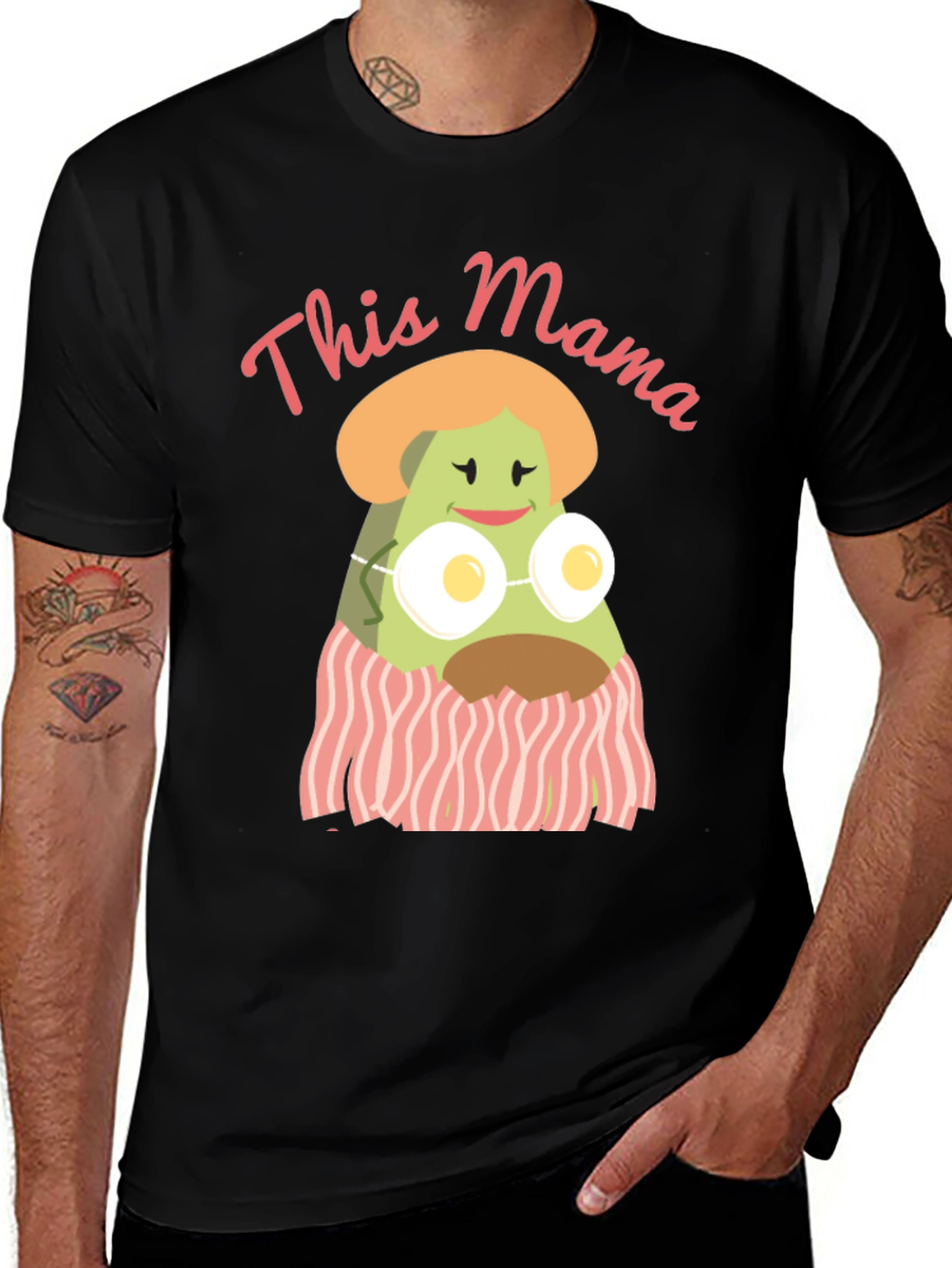 This Mama T-Shirt - Funny Avocado Breakfast Graphic Tee