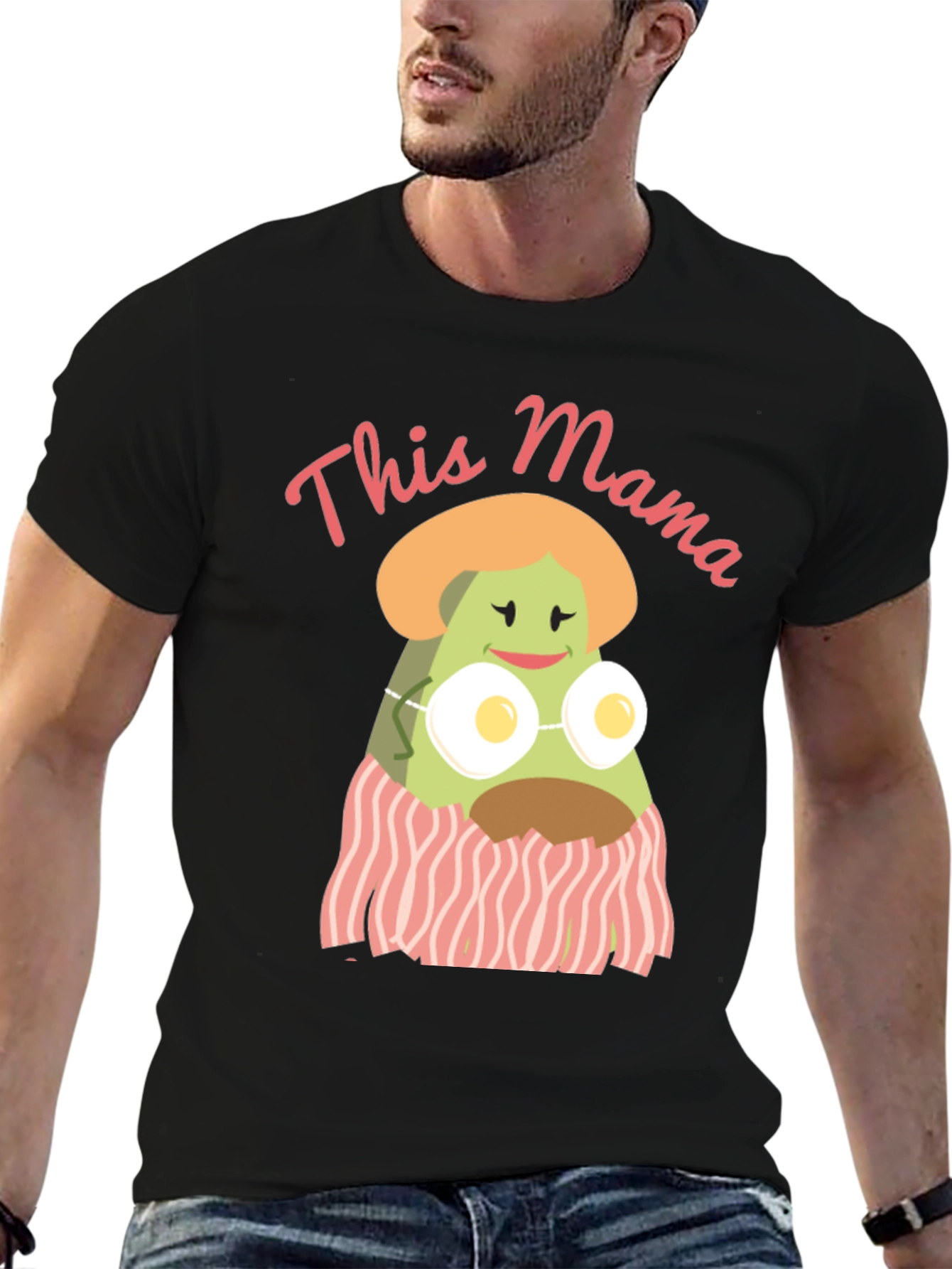 This Mama T-Shirt - Funny Avocado Breakfast Graphic Tee