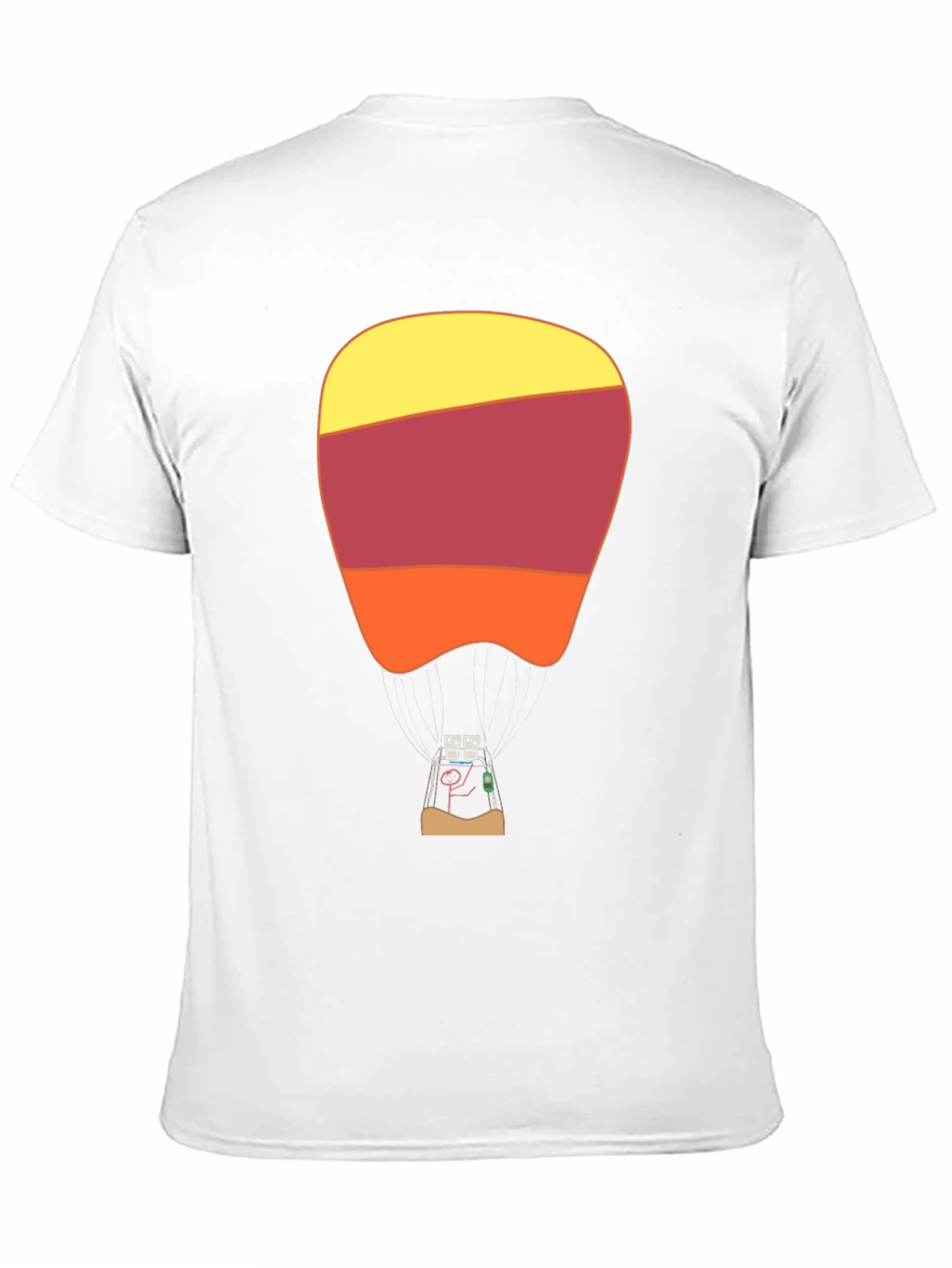 Retro Hot Air Balloon Graphic T-Shirt