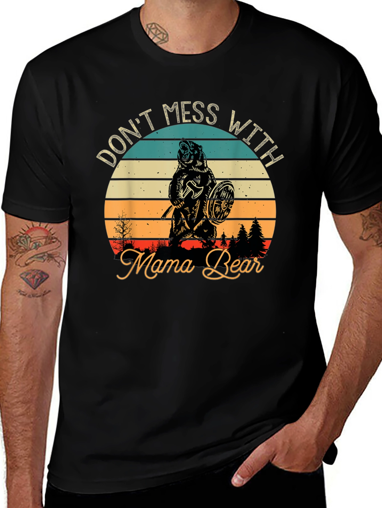 Dont Mess With Mama Bear Graphic Tee