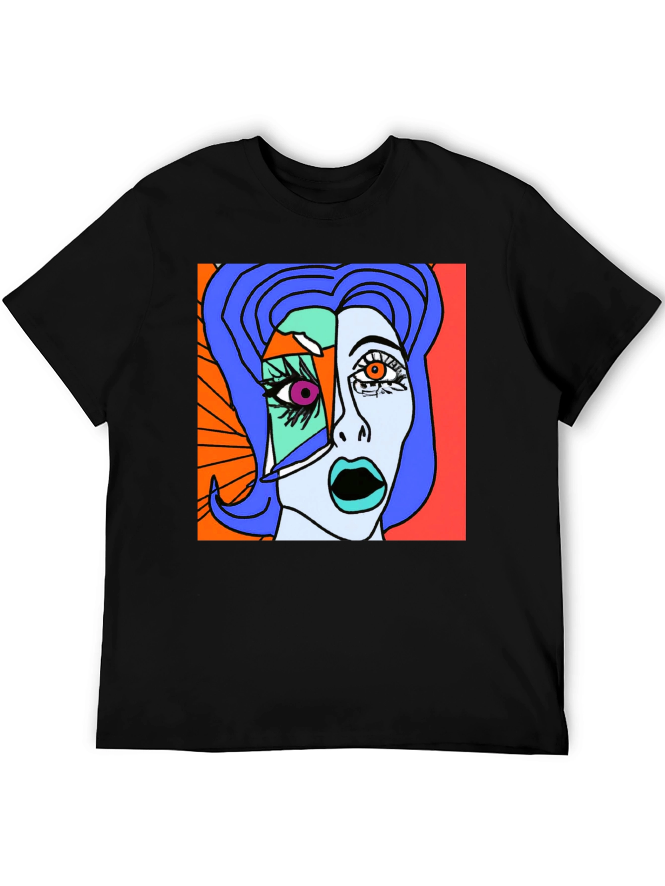Abstract Art Graphic T-Shirt - Modern Stylish Tee