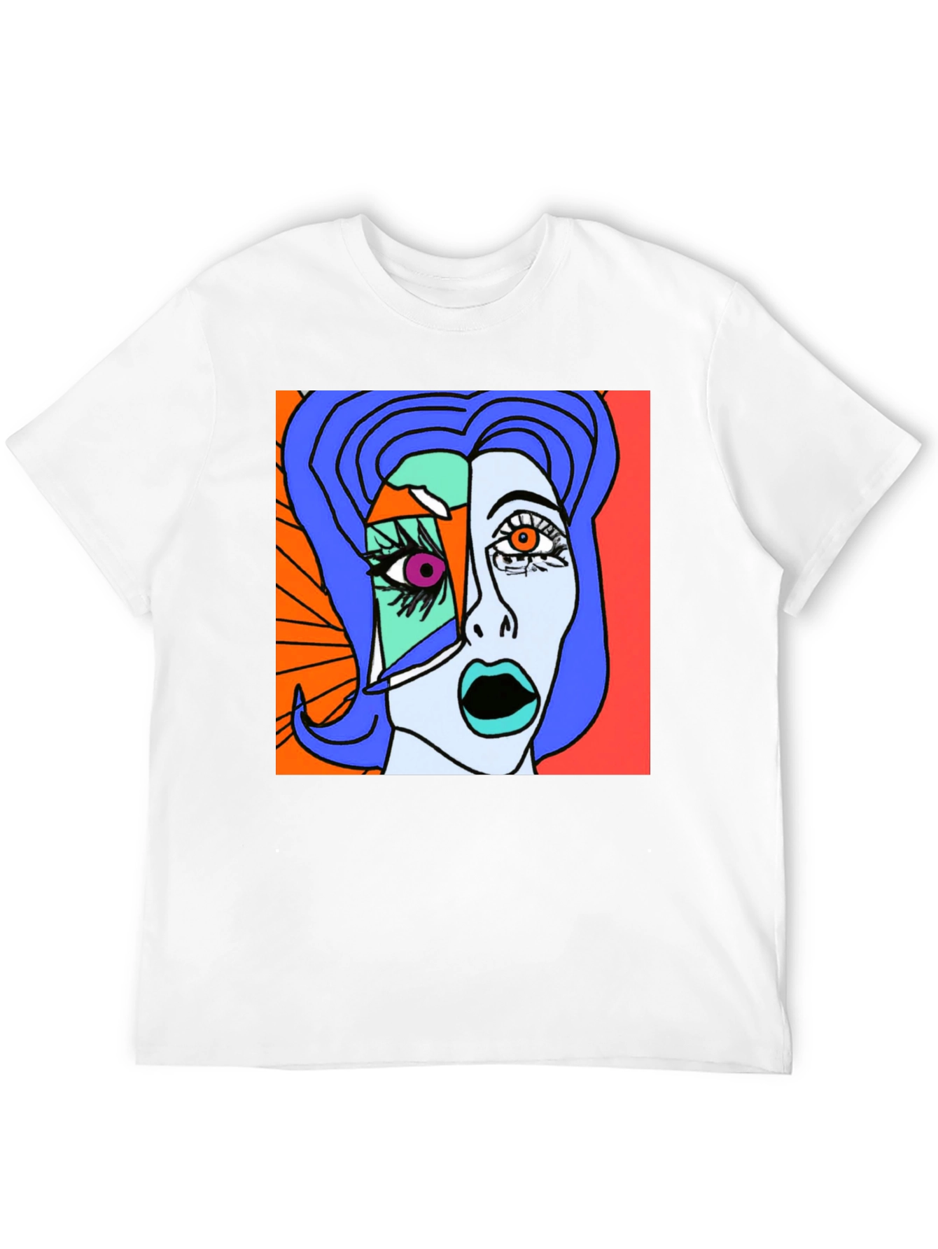 Abstract Art Graphic T-Shirt - Modern Stylish Tee