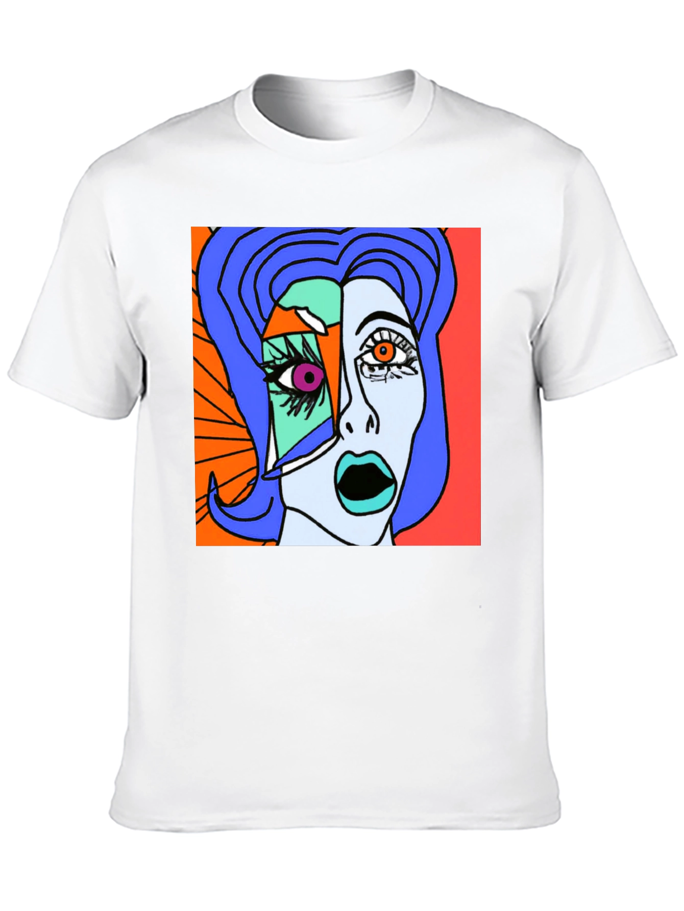 Abstract Art Graphic T-Shirt - Modern Stylish Tee