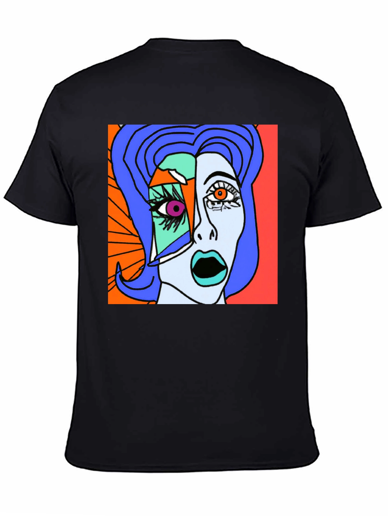 Abstract Art Graphic T-Shirt - Modern Stylish Tee