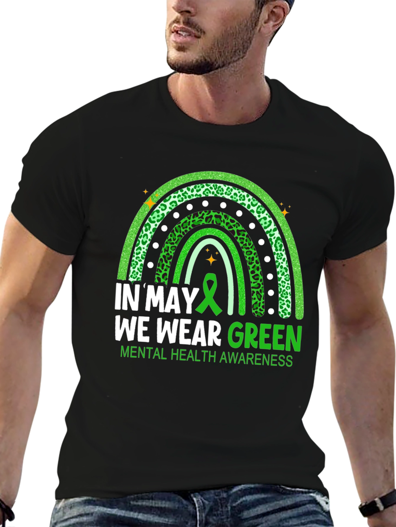 Green Mental Health Awareness T-Shirt