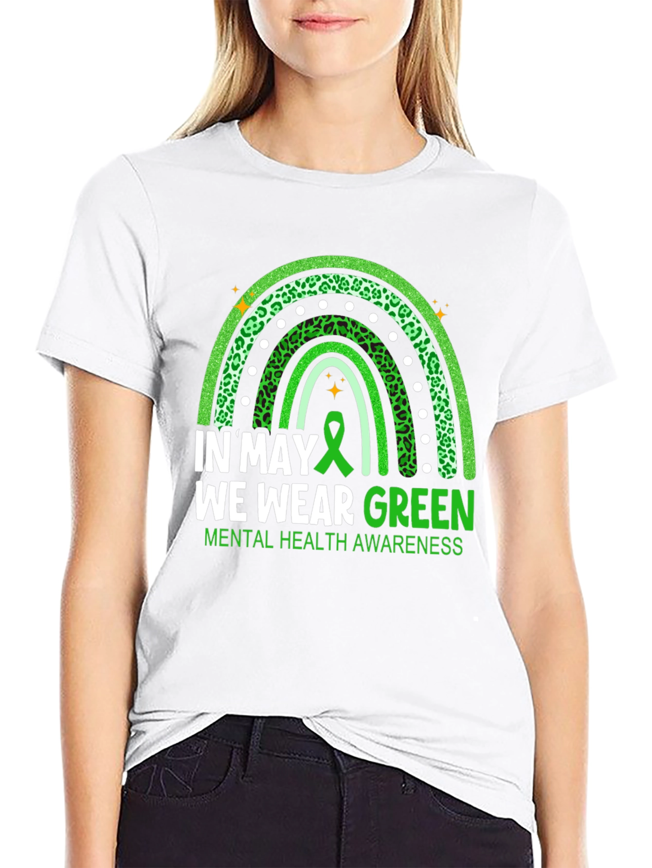 Green Mental Health Awareness T-Shirt