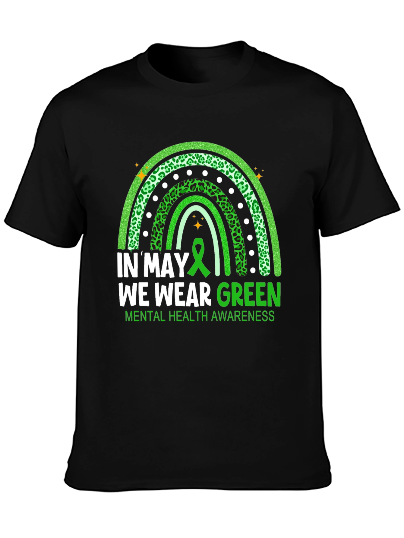 Green Mental Health Awareness T-Shirt