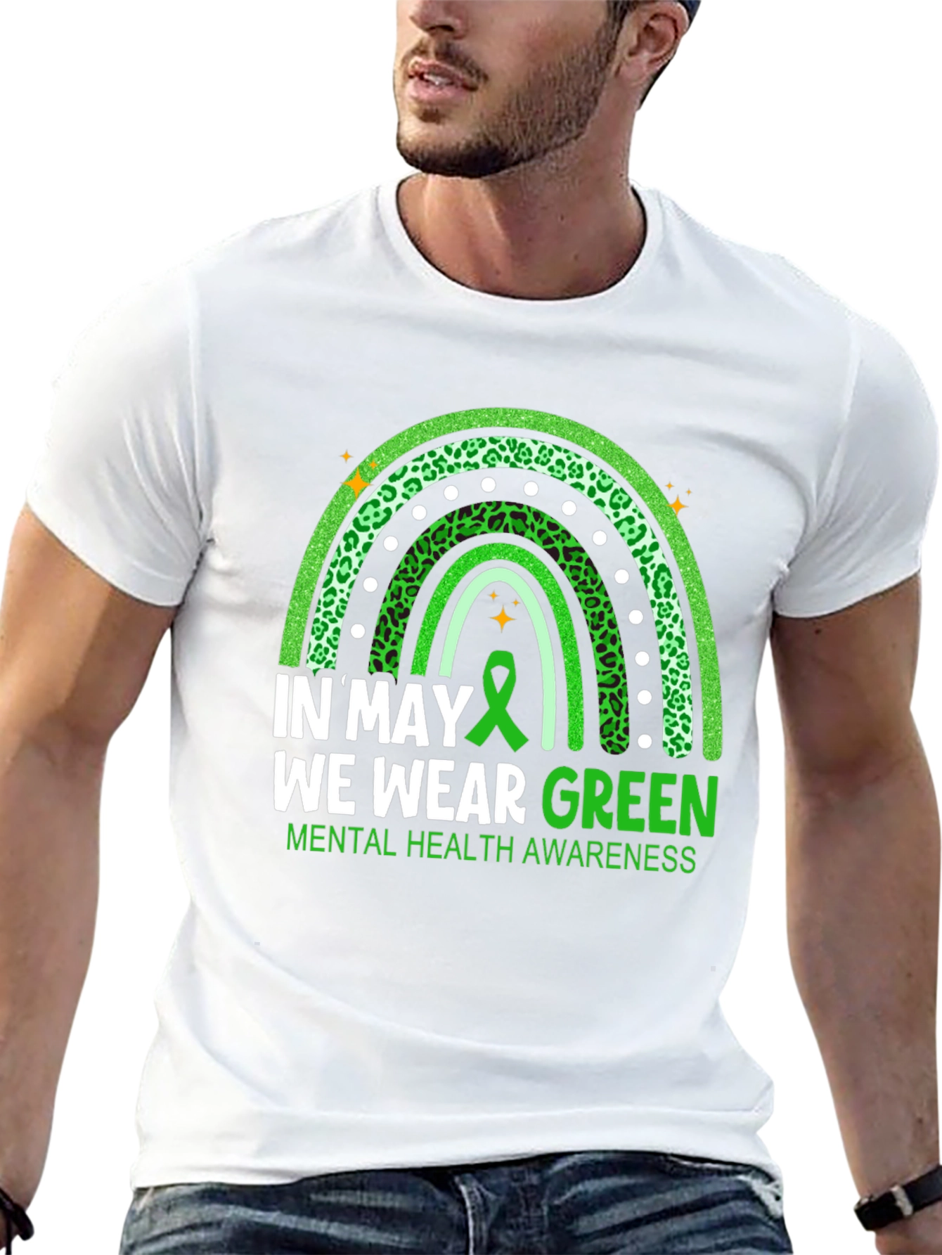 Green Mental Health Awareness T-Shirt