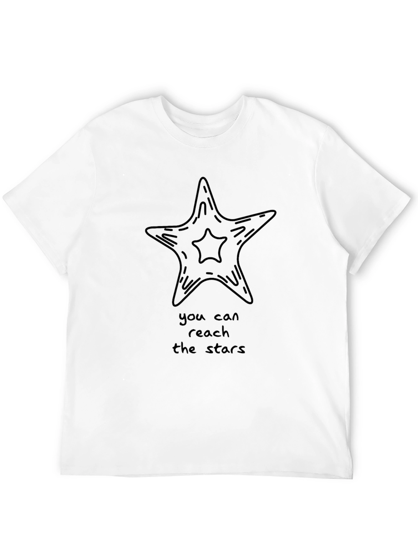 Reach for the Stars Graphic Tee - Black