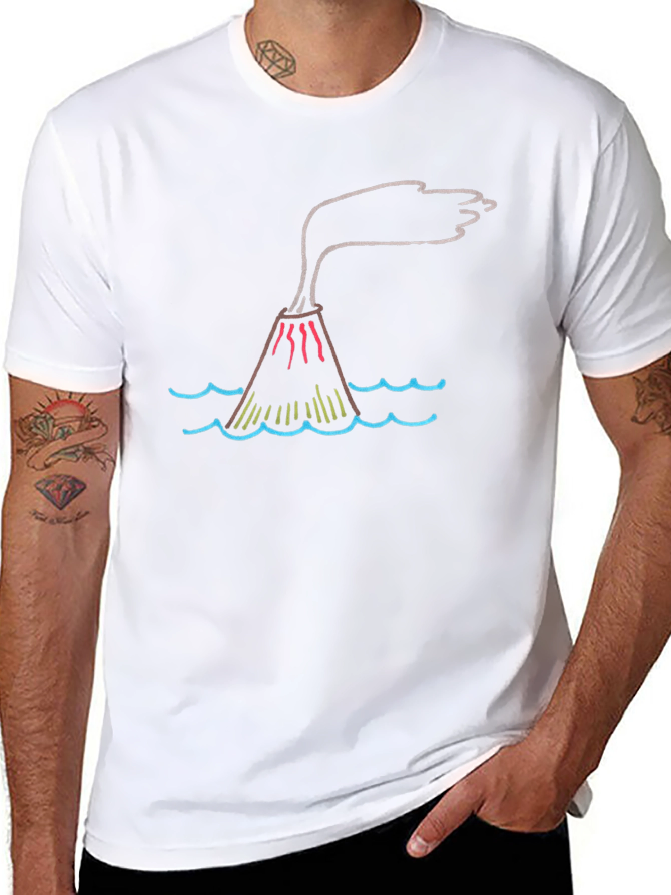 Volcano Tee - Island Life Erupting Style!