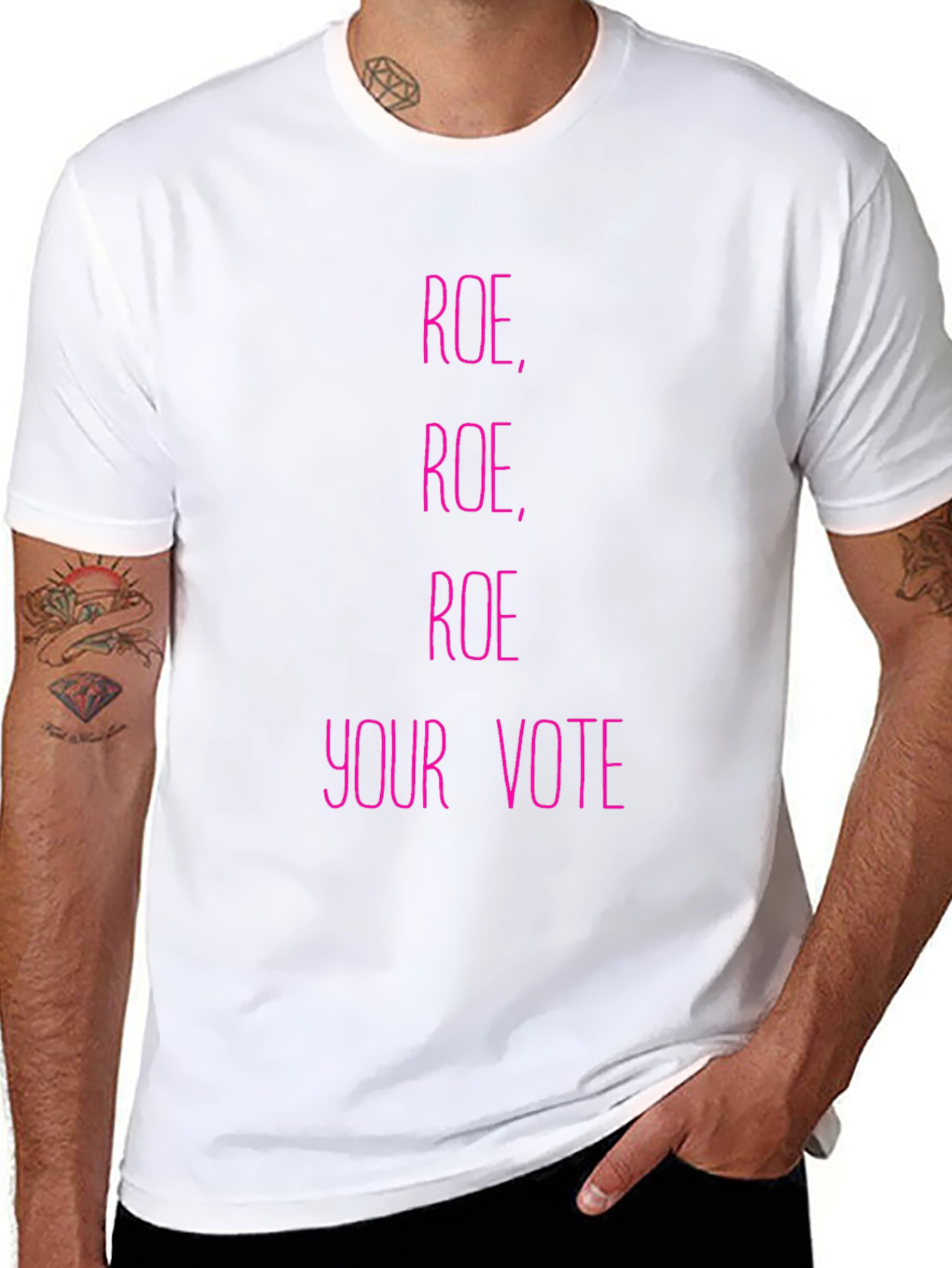Roe Your Vote Graphic Tee - Black