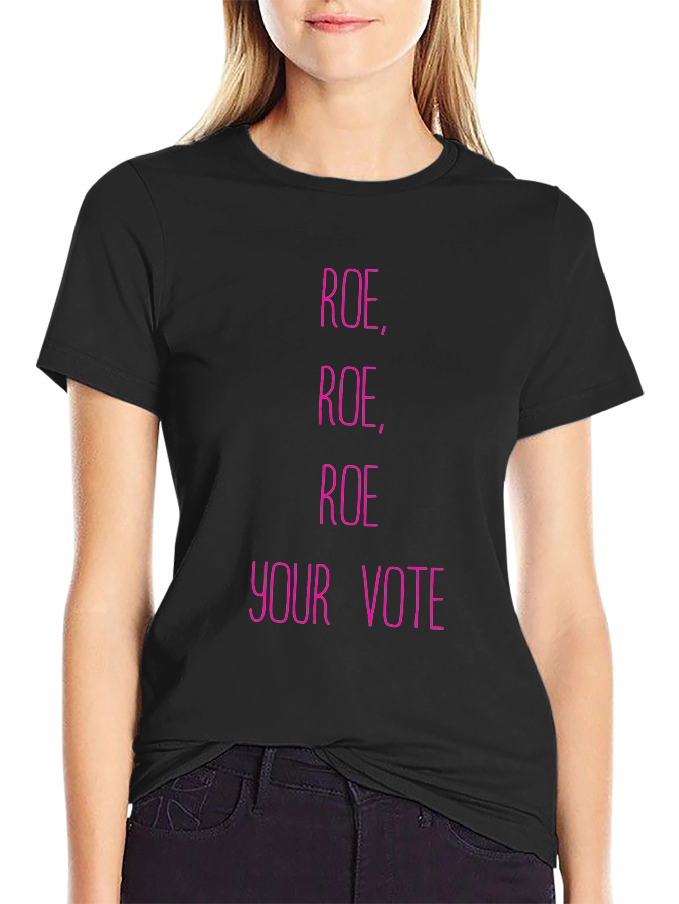 Roe Your Vote Graphic Tee - Black