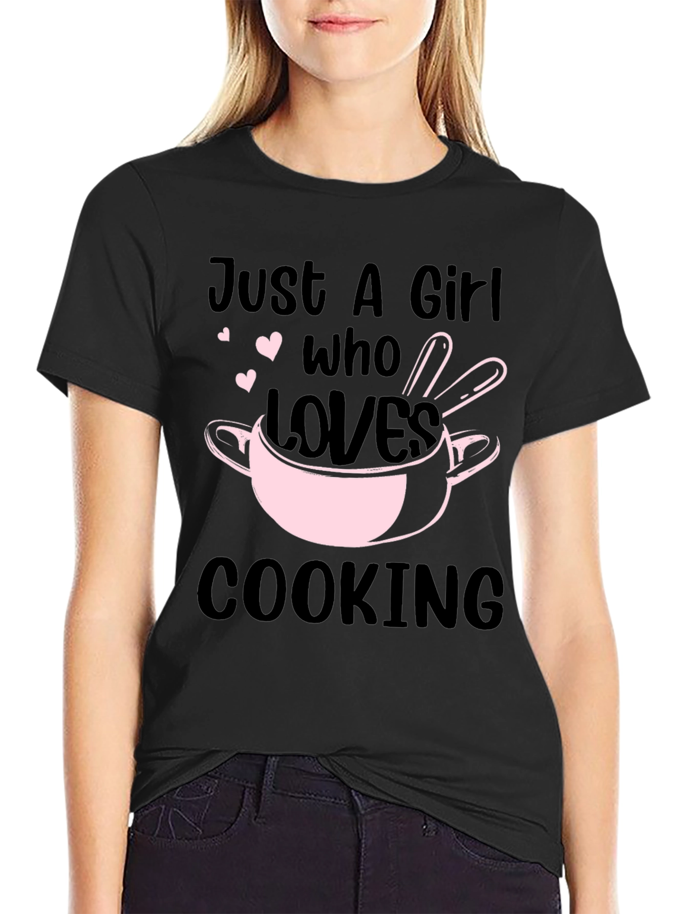 Just a Girl Who Loves Cooking T-Shirt