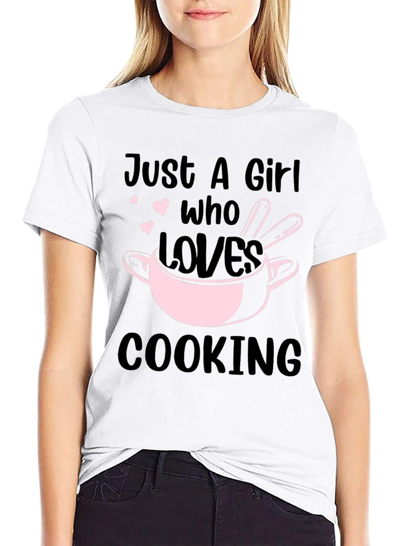 Just a Girl Who Loves Cooking T-Shirt