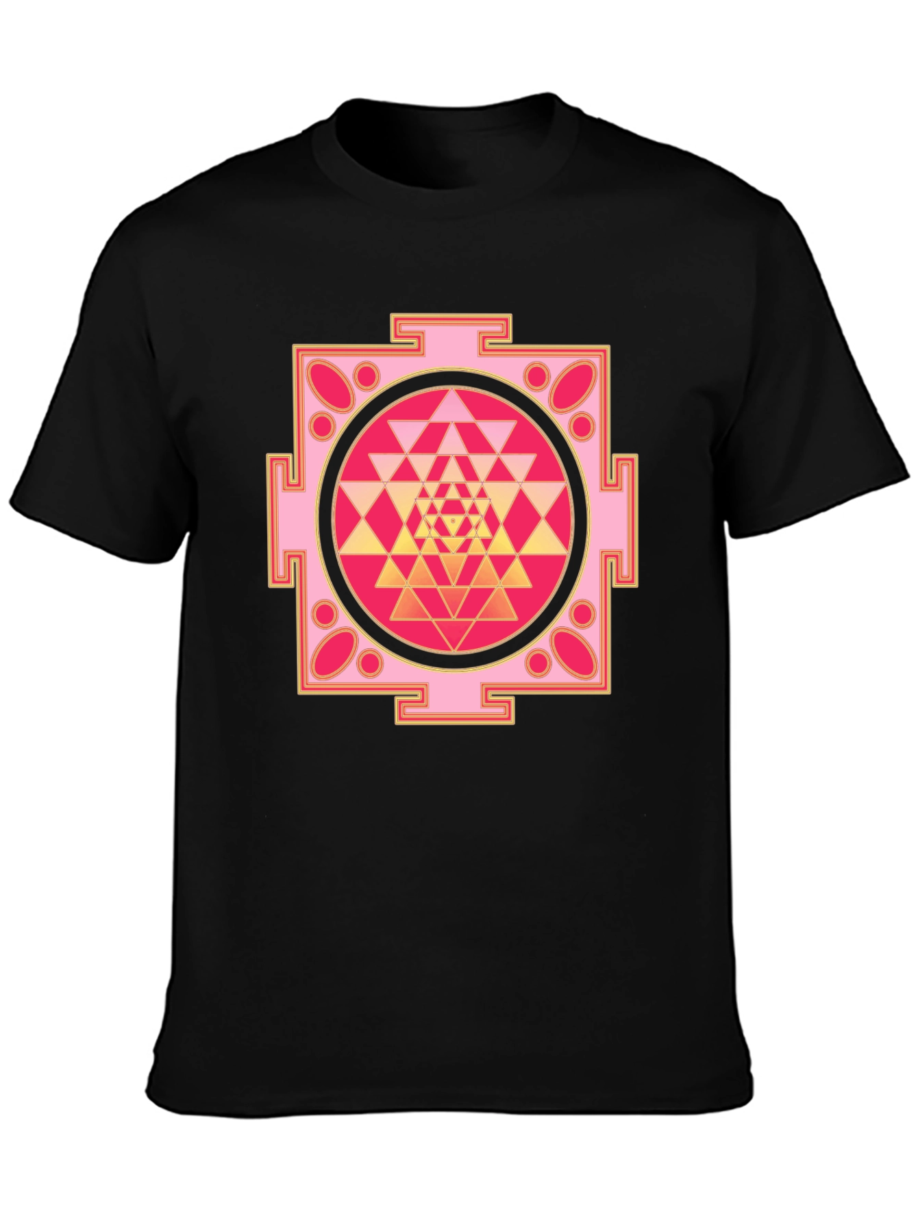 Geometric Mandala Graphic Tee - Spiritual Fashion