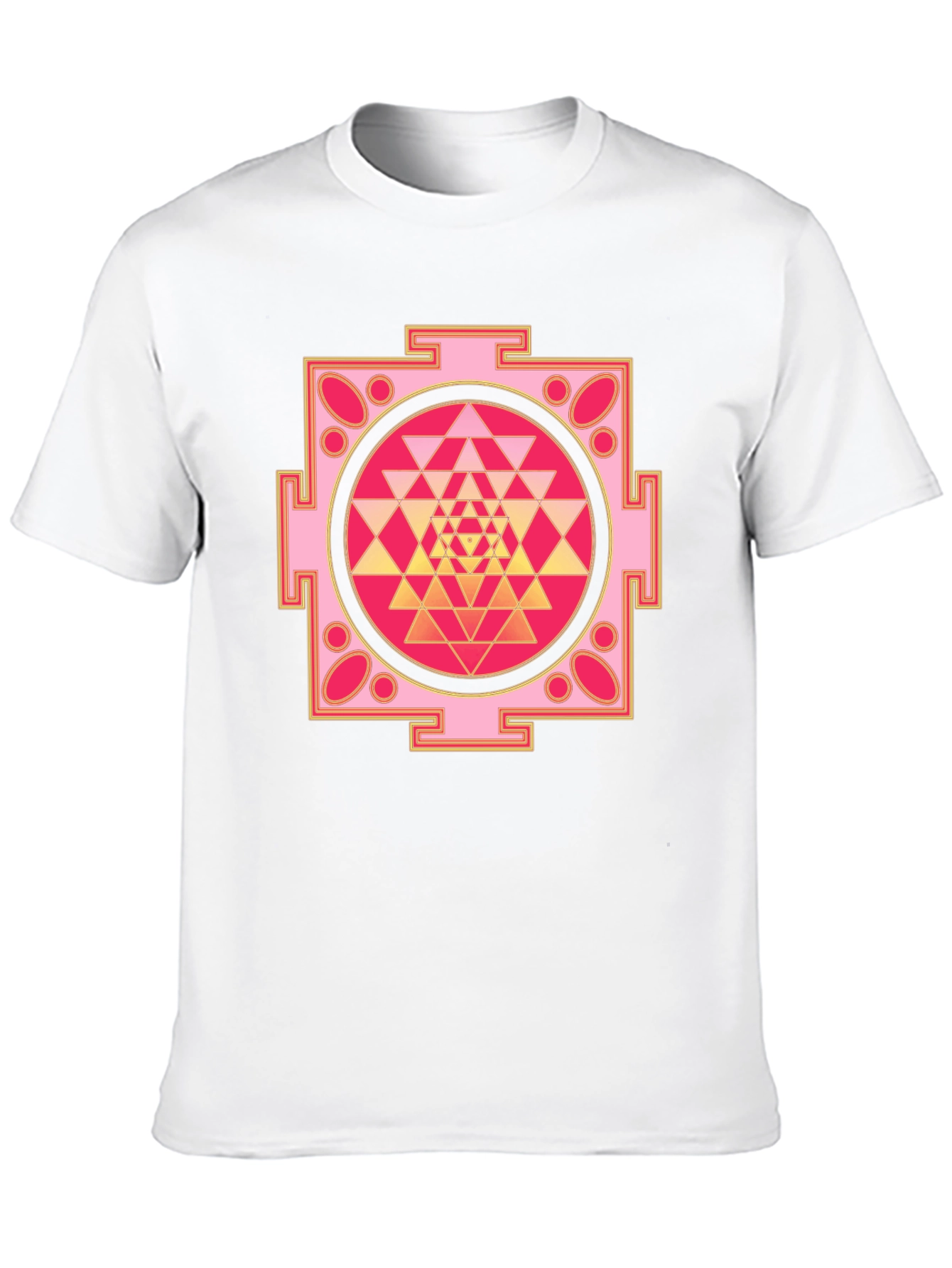 Geometric Mandala Graphic Tee - Spiritual Fashion