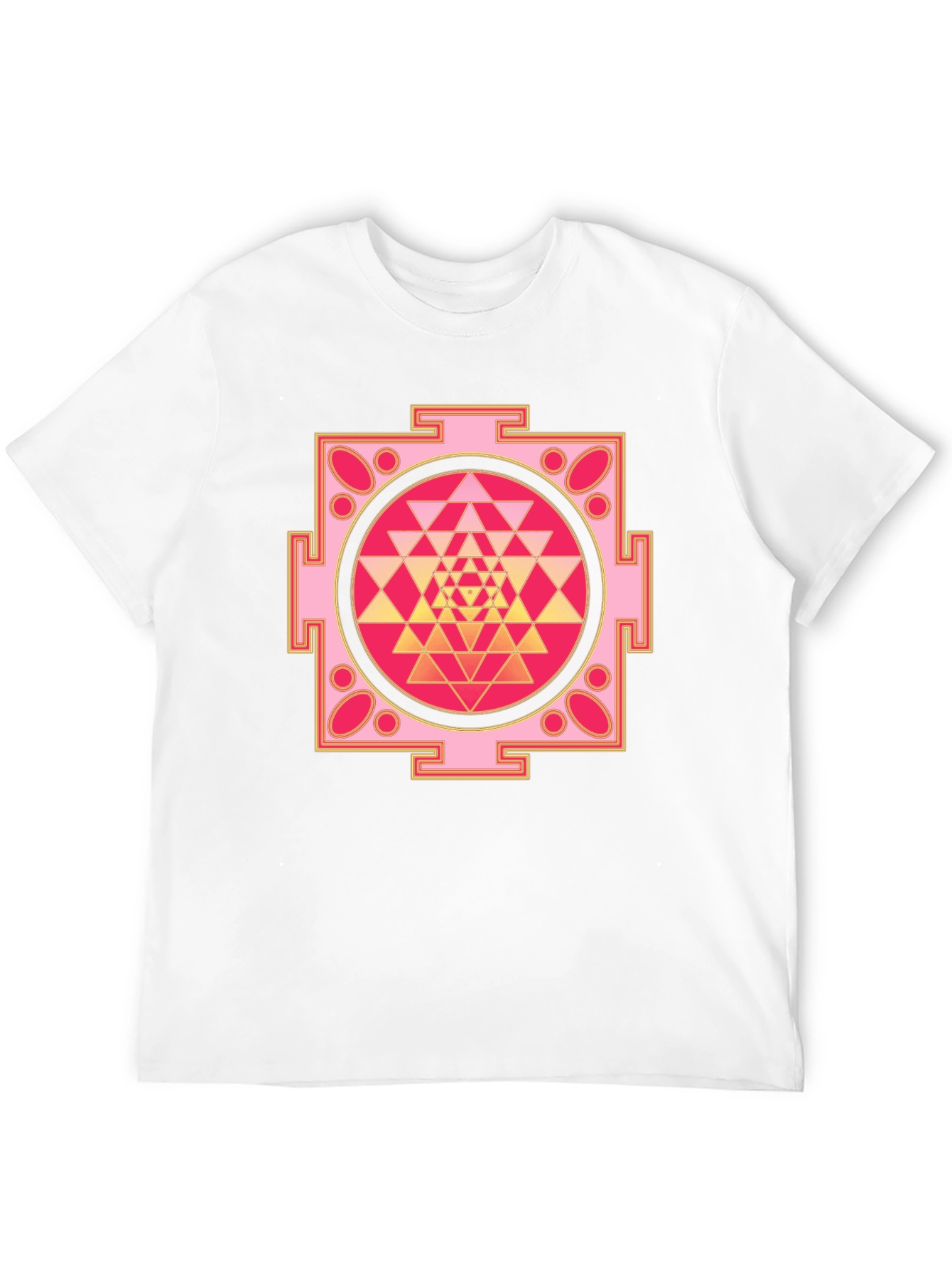 Geometric Mandala Graphic Tee - Spiritual Fashion