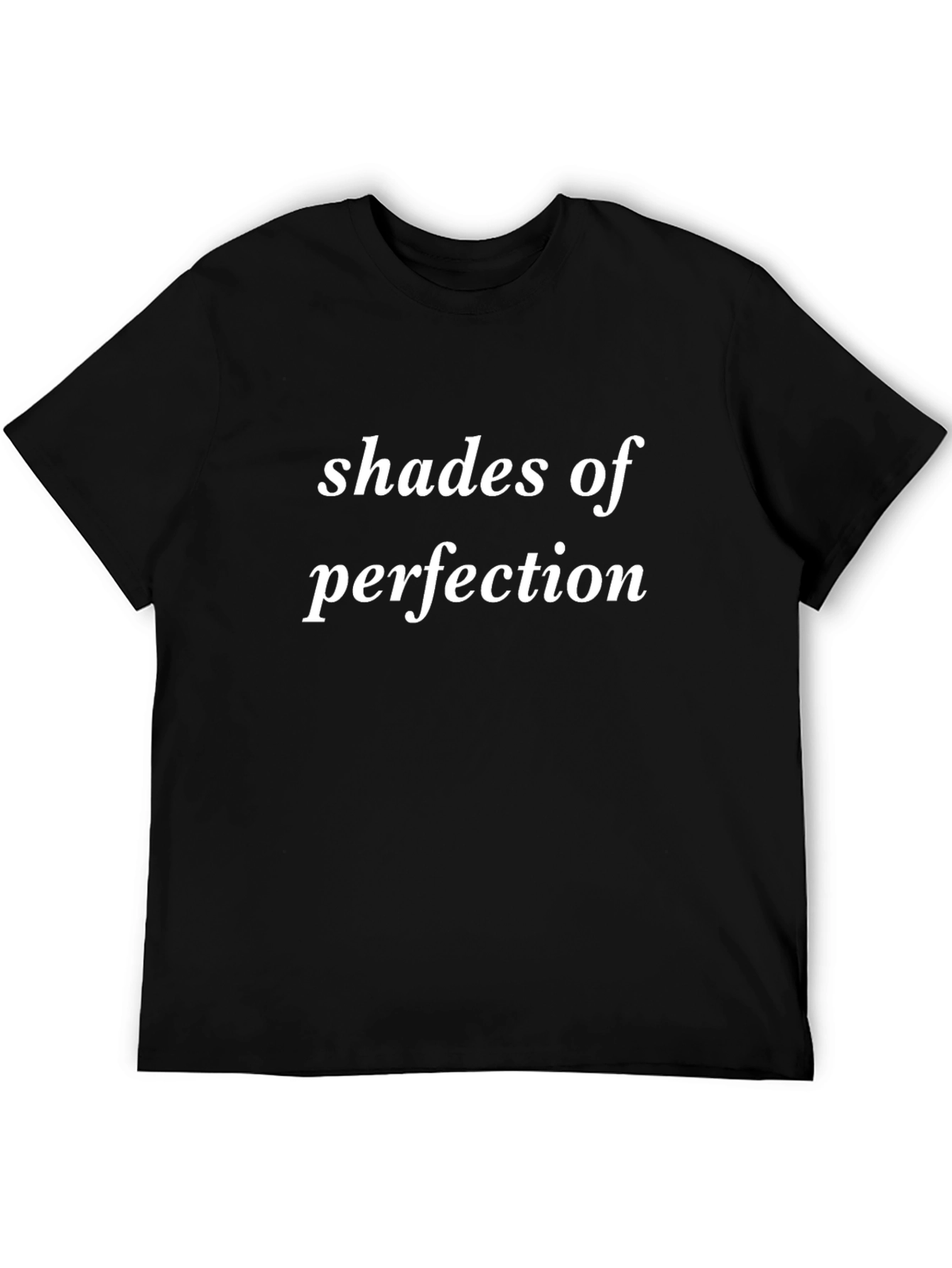 Shades of Perfection Black Graphic Tee