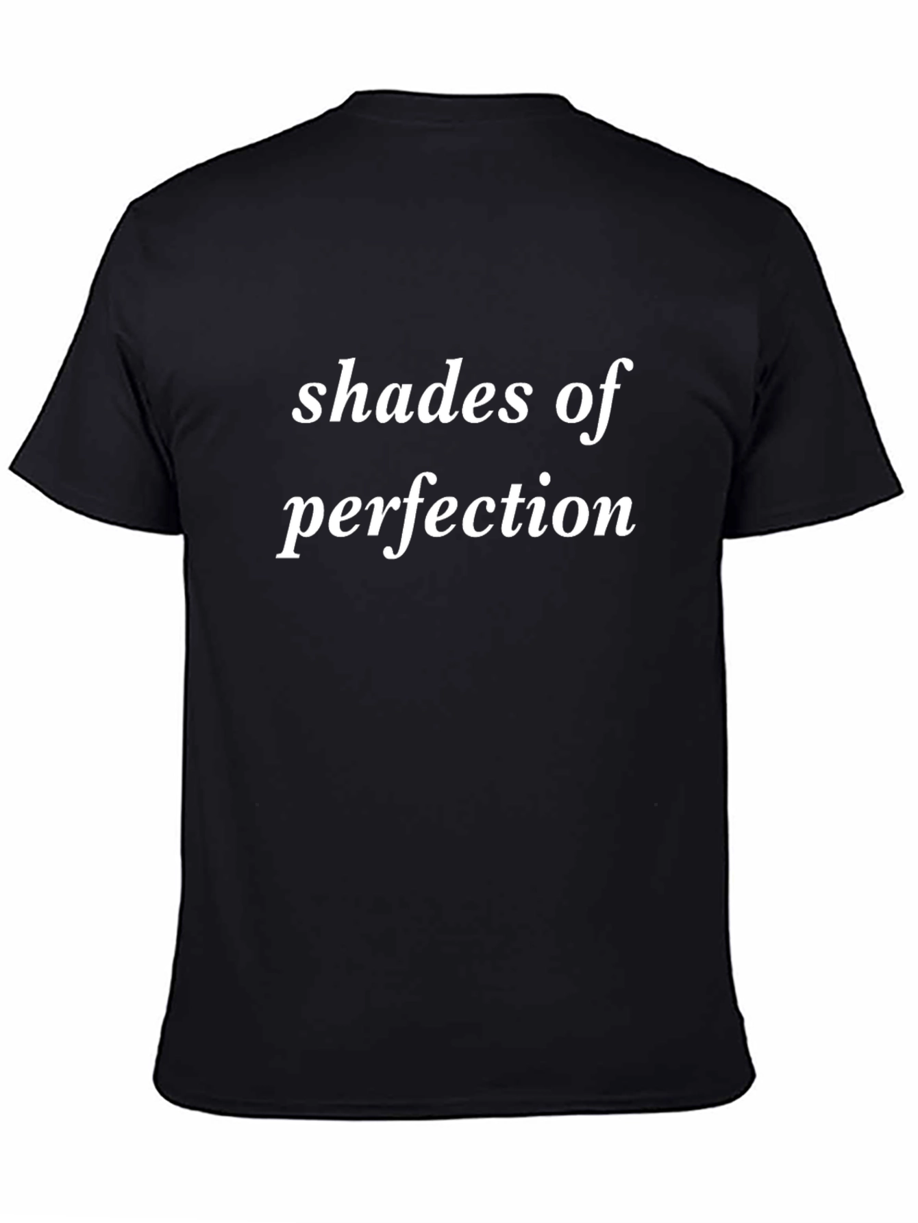 Shades of Perfection Black Graphic Tee