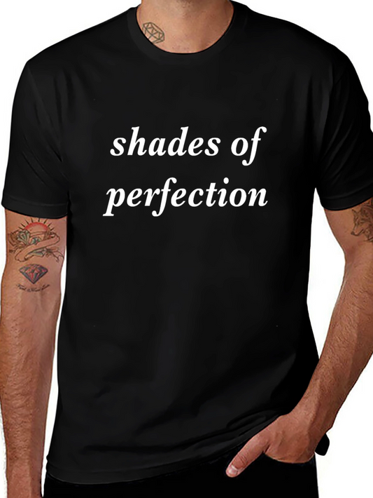 Shades of Perfection Black Graphic Tee